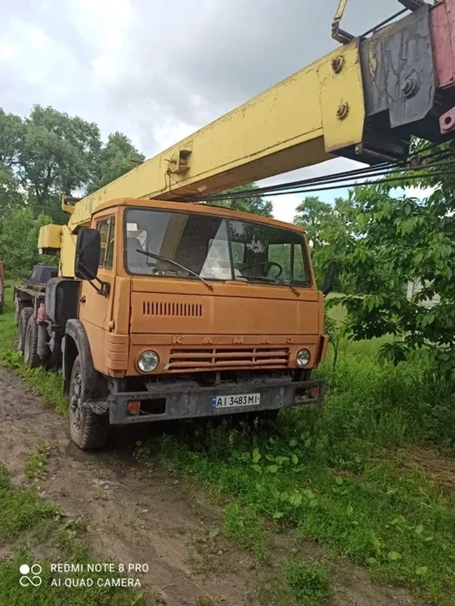 Автокран 16 тонн (стріла 22 м) на шасі КамАЗ
