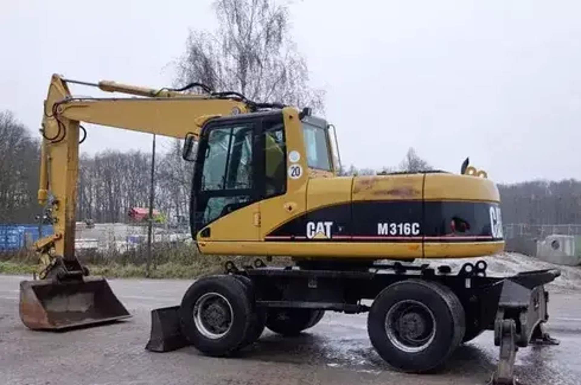 Траншейний-екскаватор на базі Caterpillar M316C