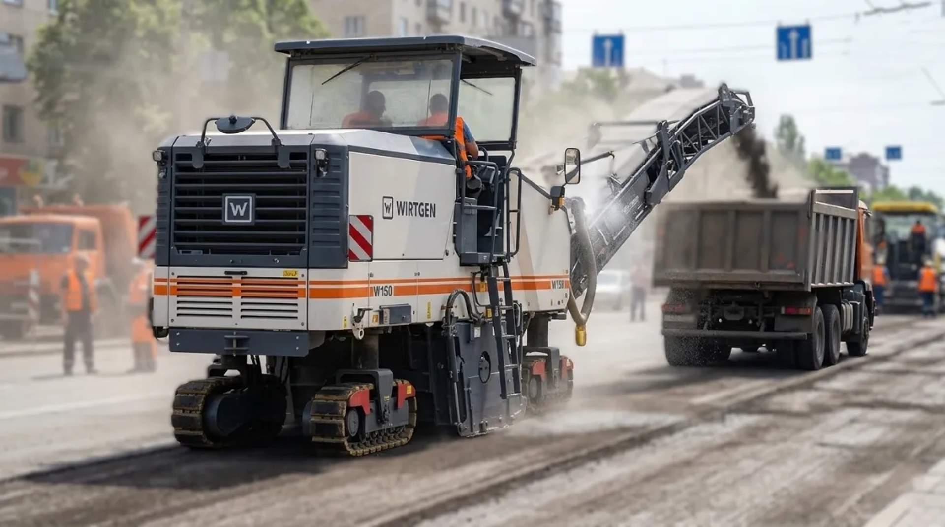 Професійна дорожна фреза Wirtgen W150