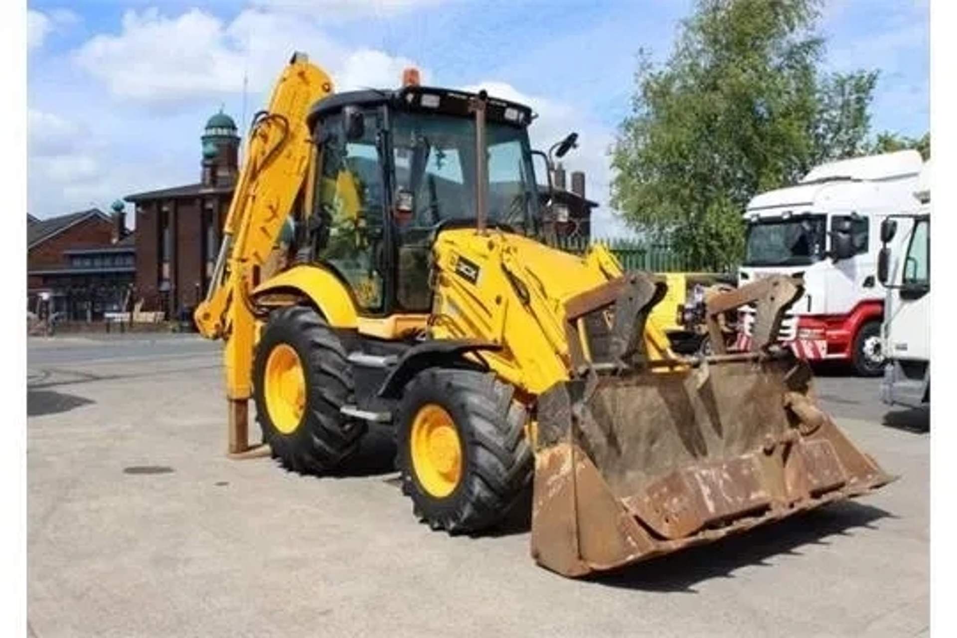 Екскаватора JCB 3cx, экскаватор