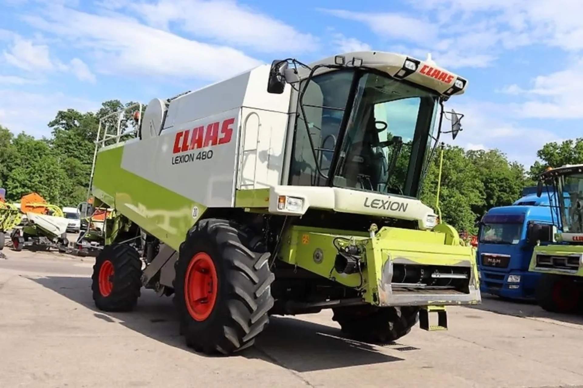 Комбайн Claas Lexion 480 для механізованого збирання врожаю