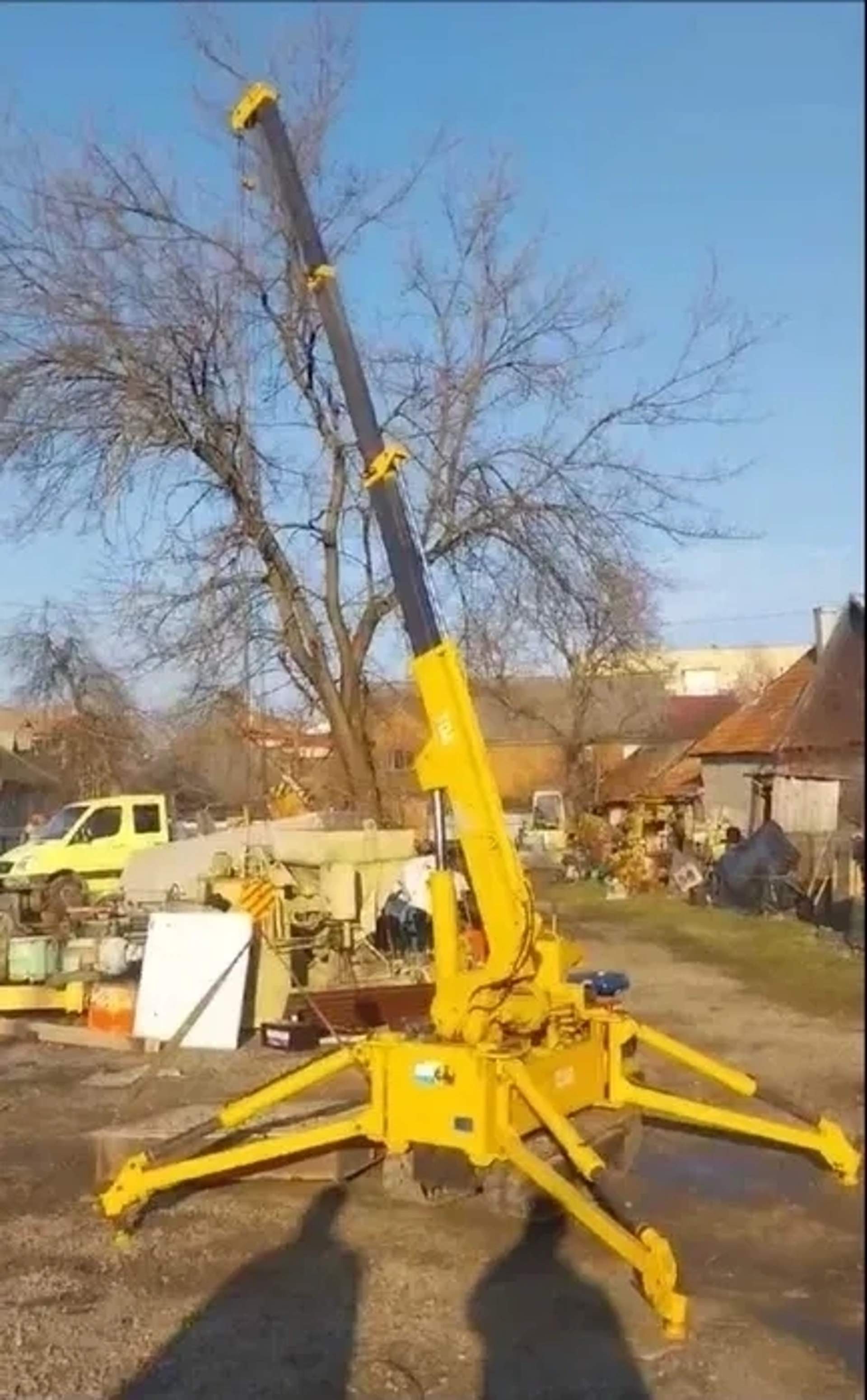 Міні-кран павук Kb1.0 для підйому та монтажу різних вантажів