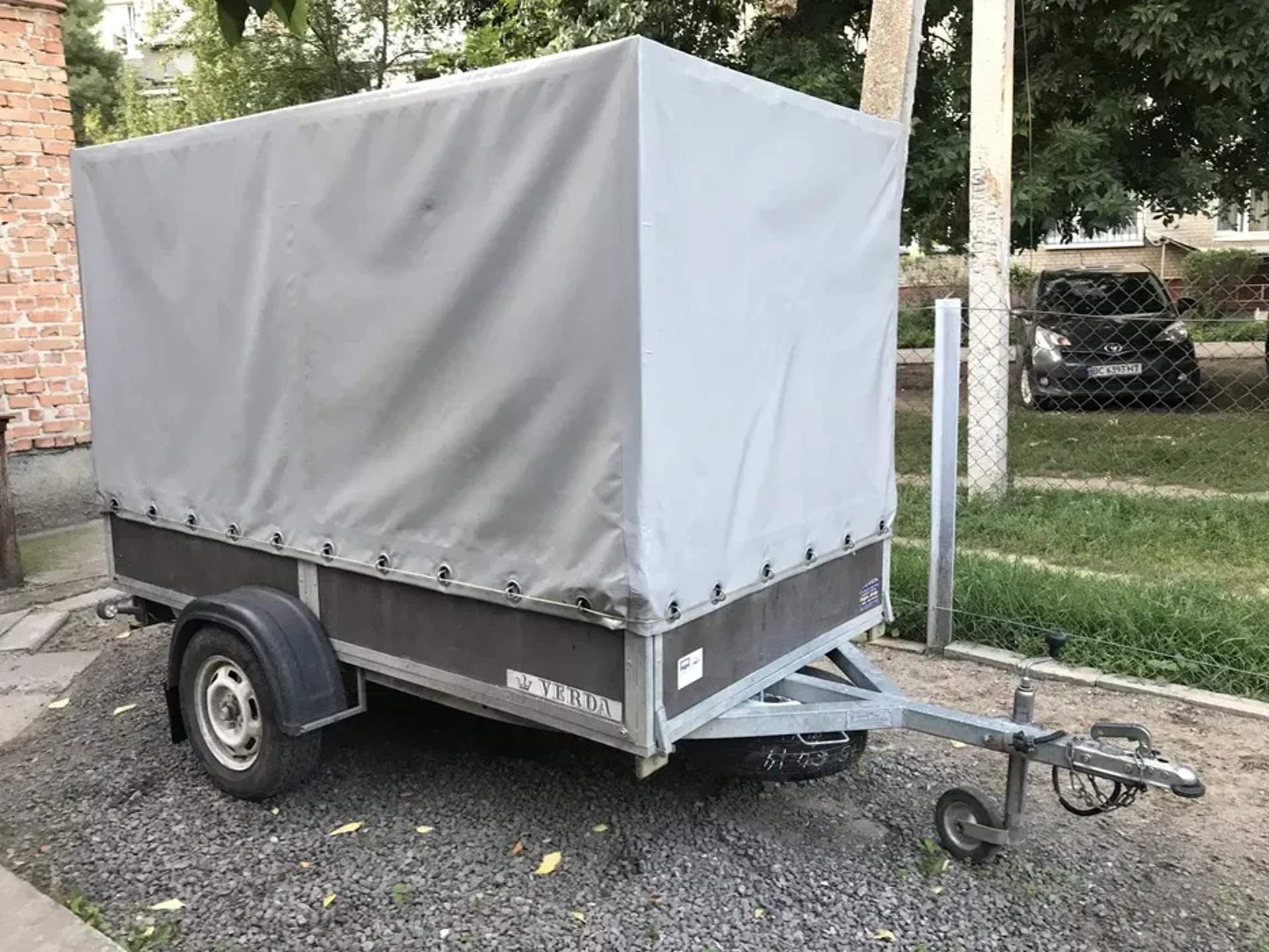 Причеп В категорії, 750 кг.