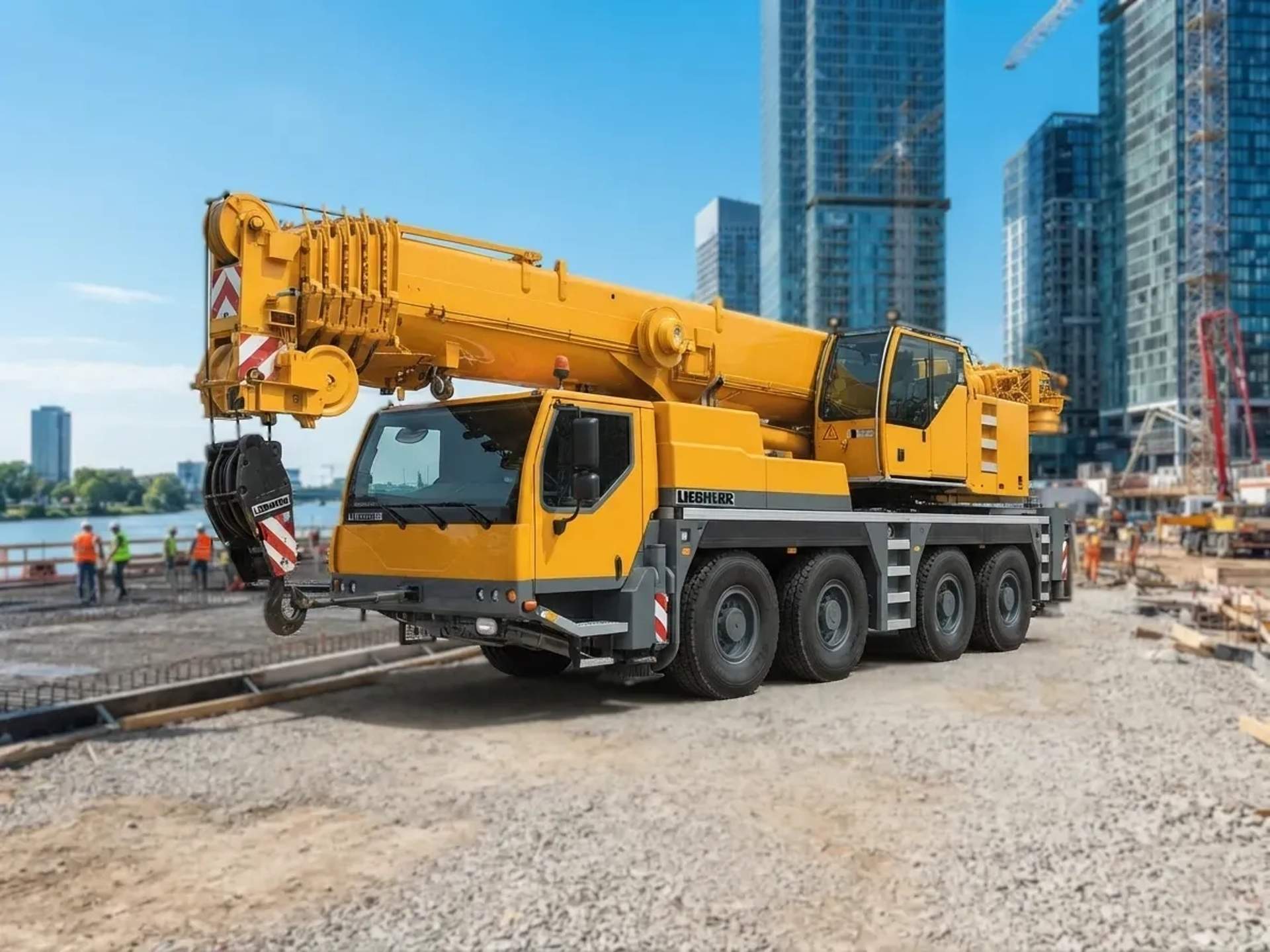 Автокран Liebherr LTM 1100 - 100т