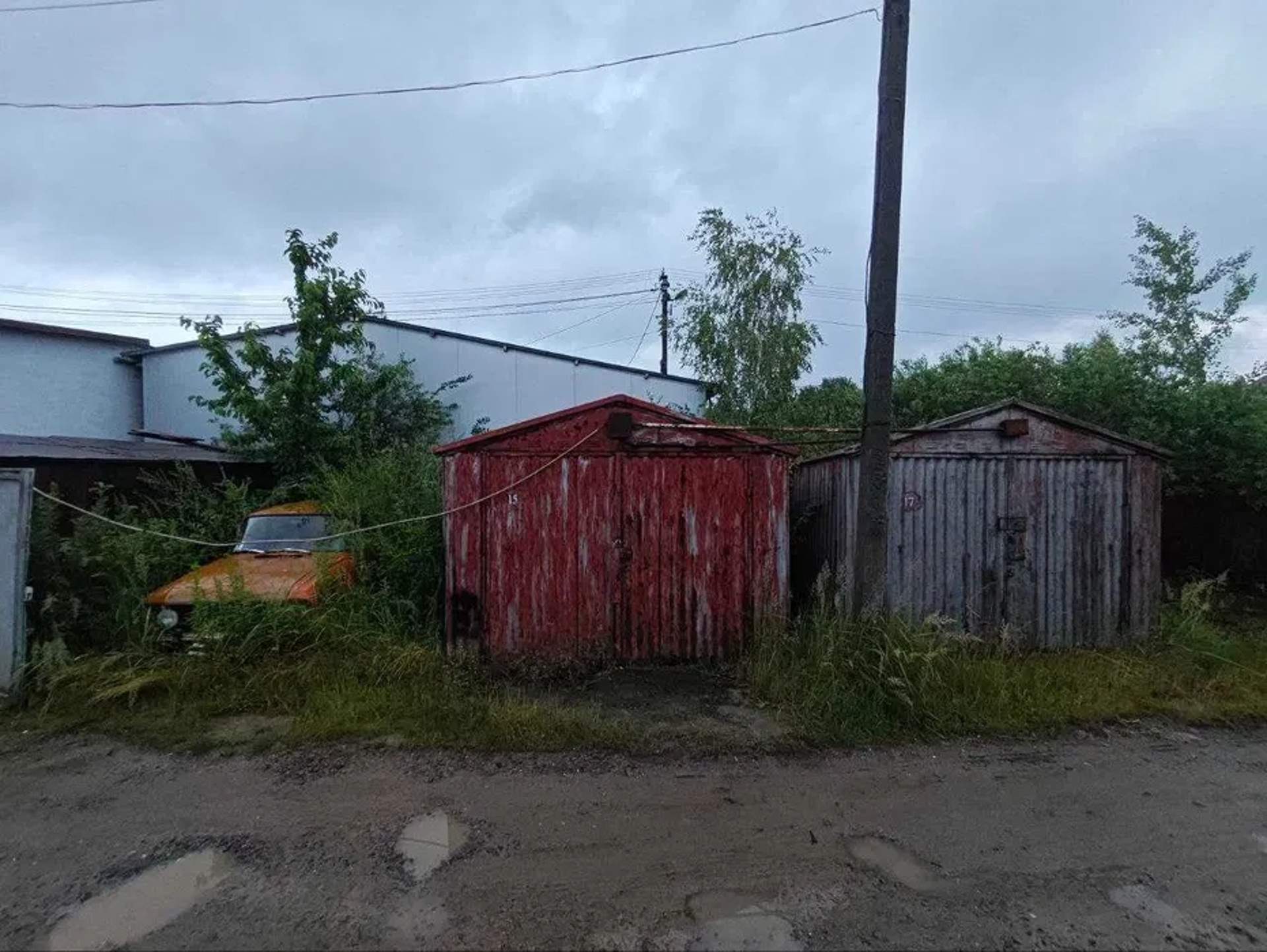 Металевий гараж — АГК Сокільники, перша лінія