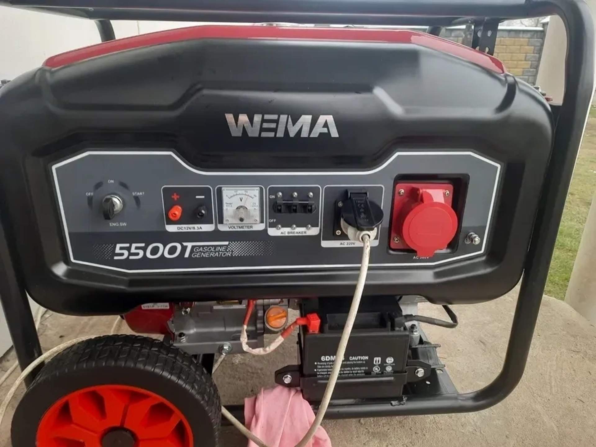 Бензиновий генератор WEIMA 5500T