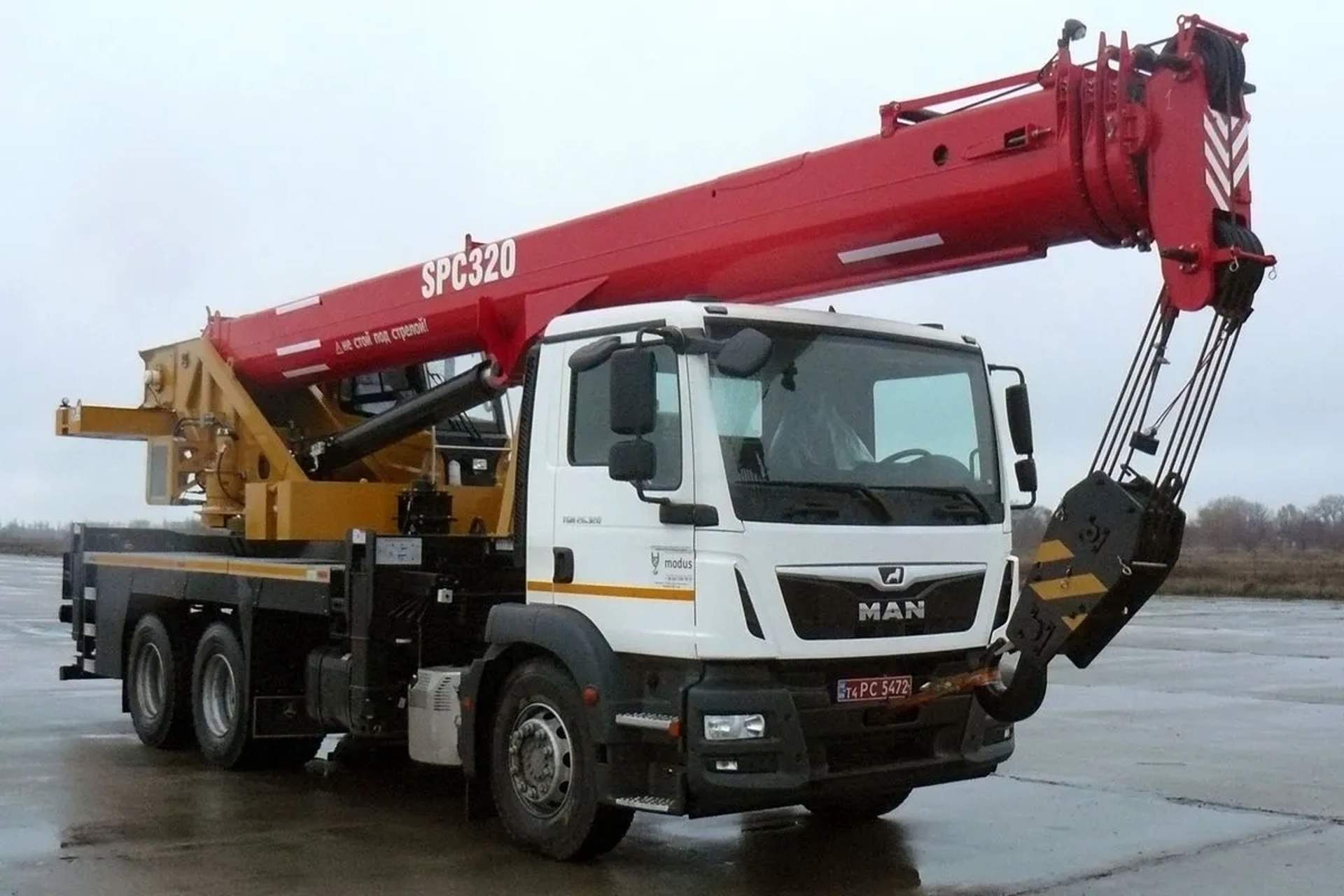 Автокран Palfinger Sany SPC 320 на шасі MAN