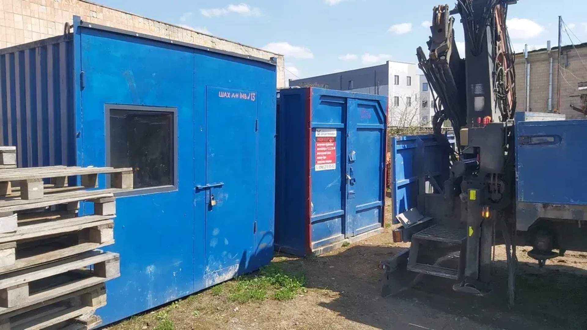 Будівельний вагончик з утепленням та електрикою