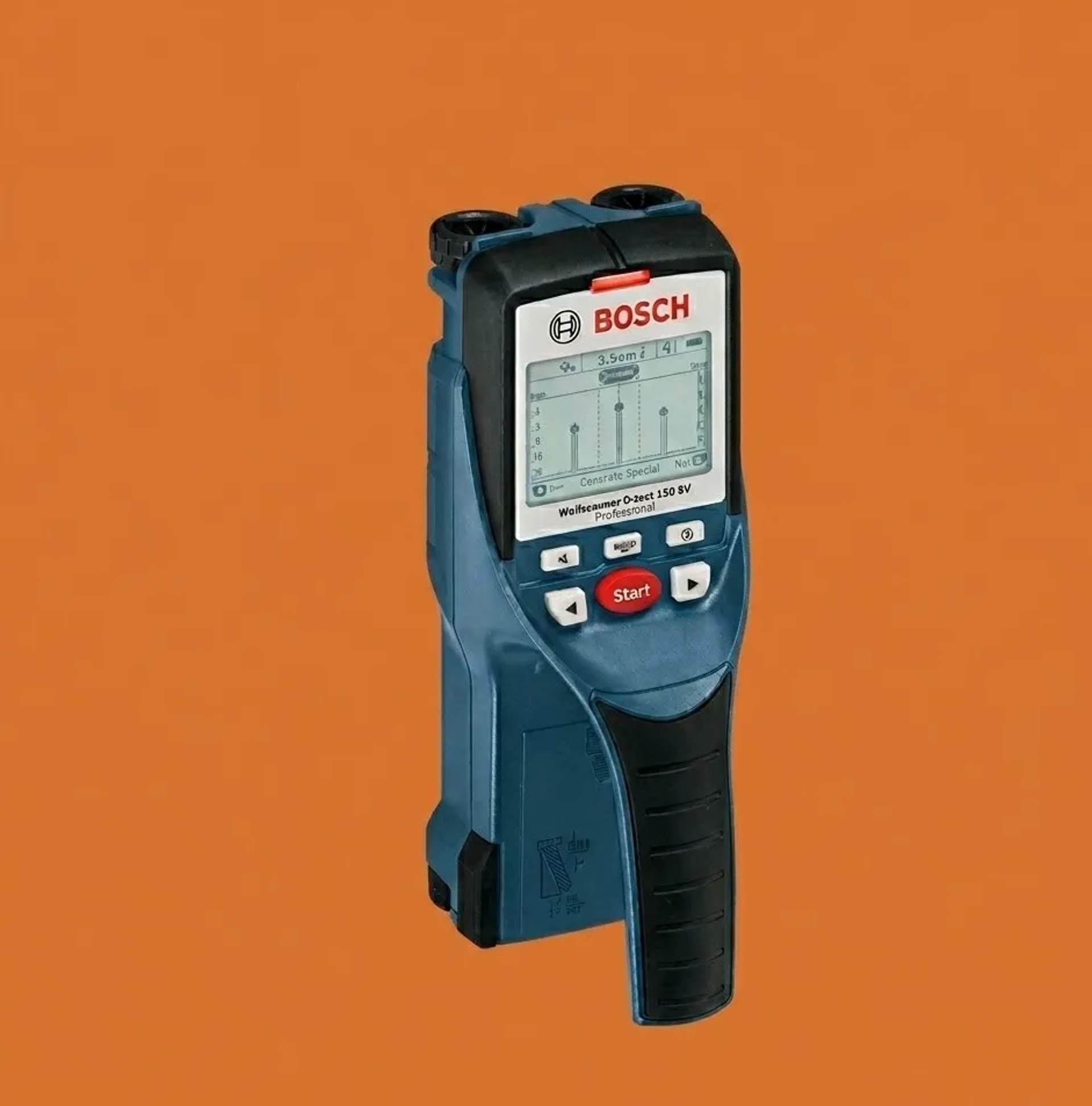 Детектор Bosch D-tect 150 . Готовий до роботи одразу після ввімкнення