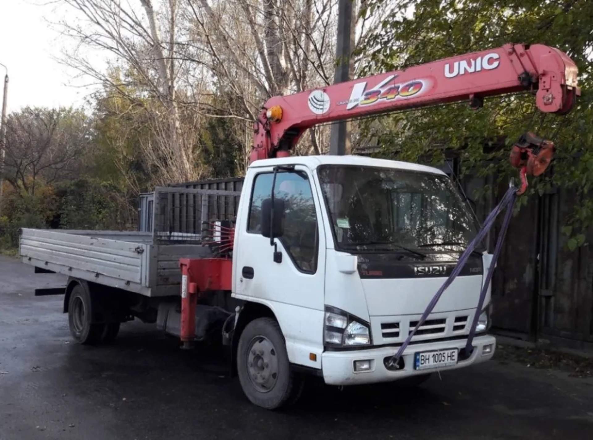 Кран - маніпулятор Isuzu (Unic 340)