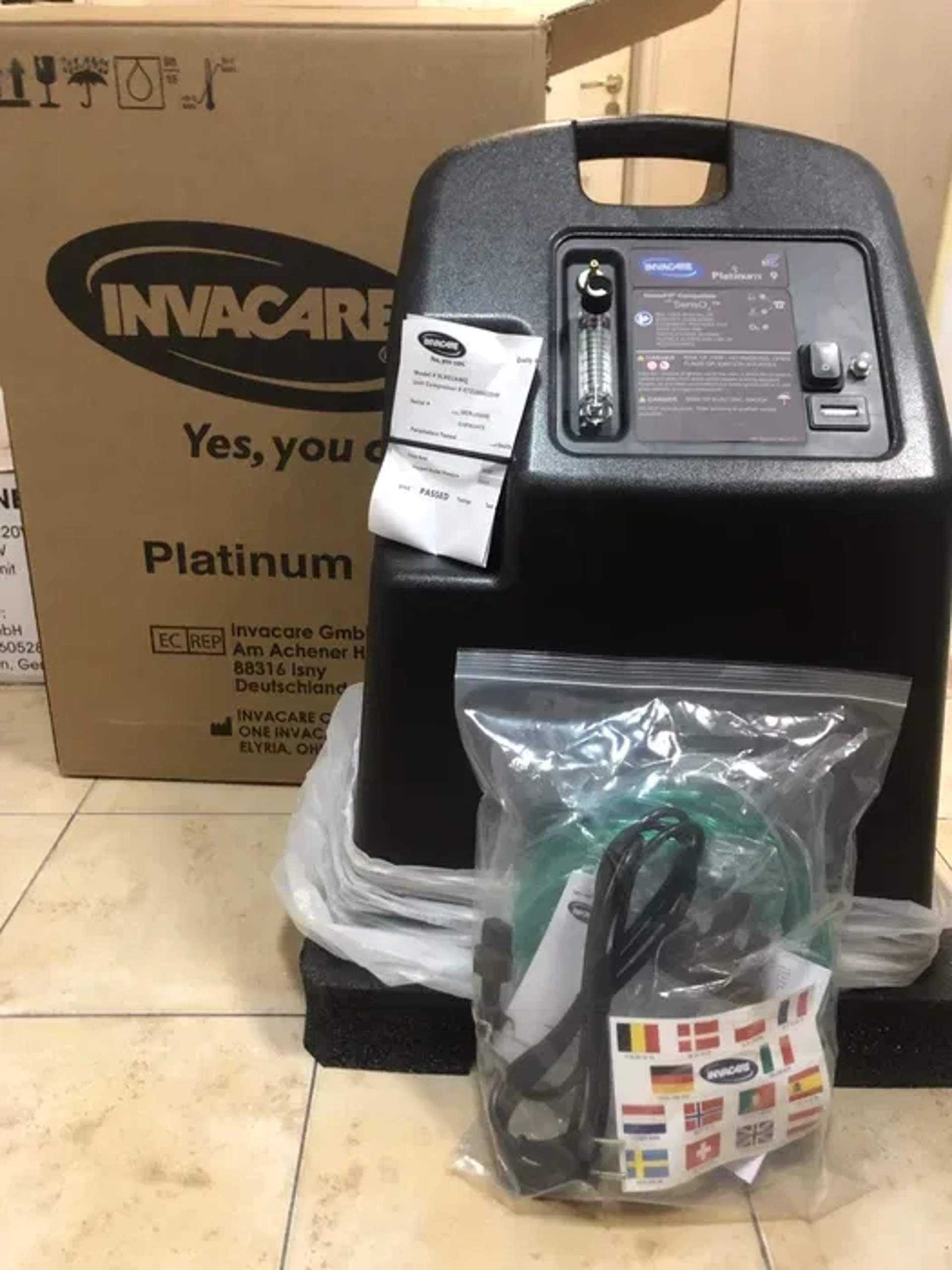 Кисневий концентратор Invacare Platinum 9