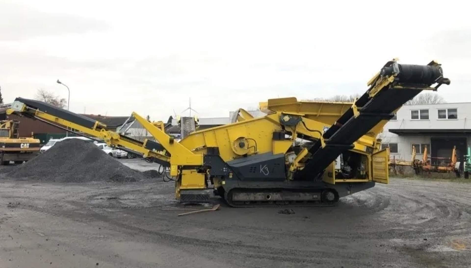 Мобільний скальпуючий грохот Keestrack K3