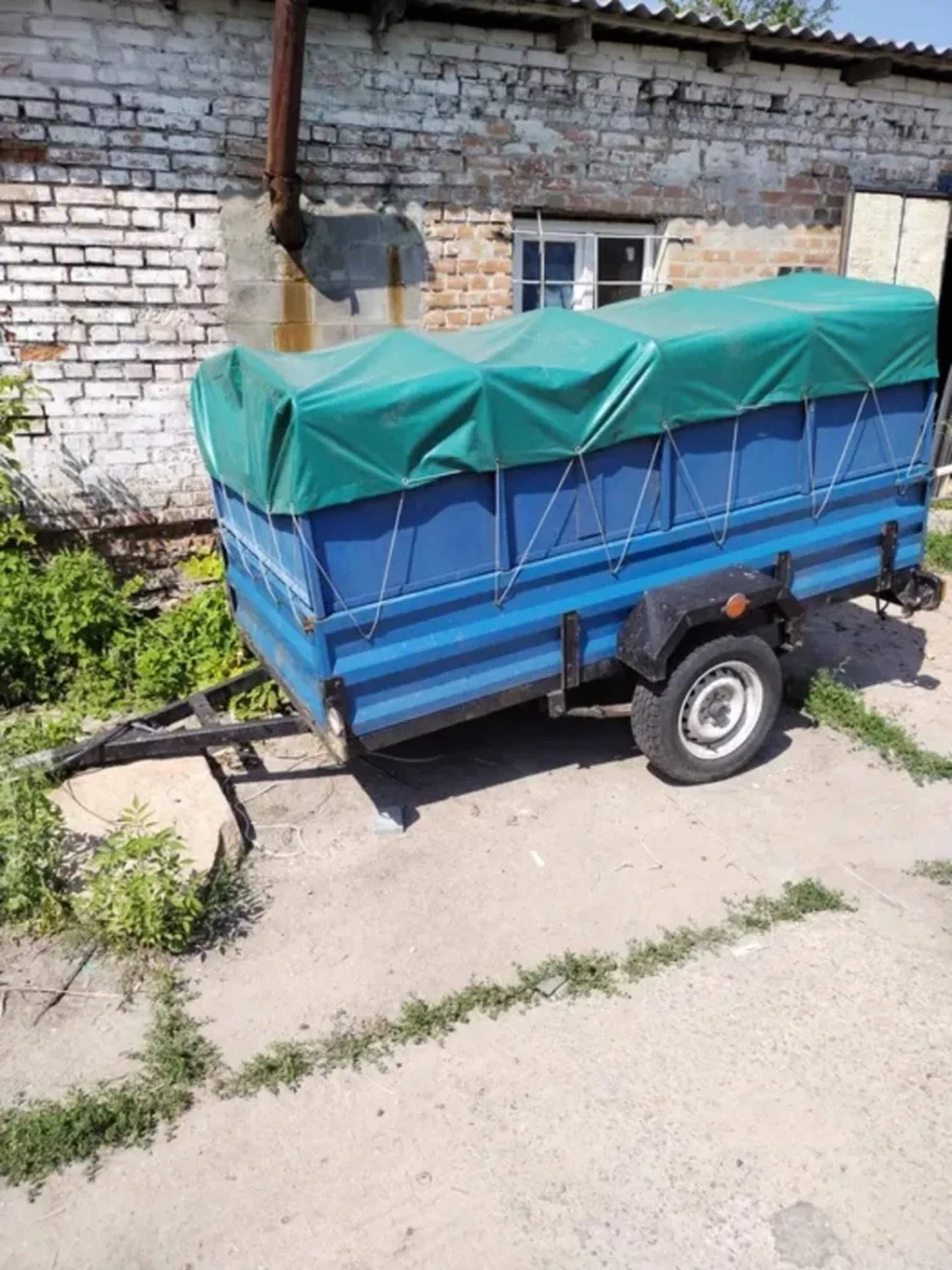 Причіп для легкових авто із нарощеними бортами