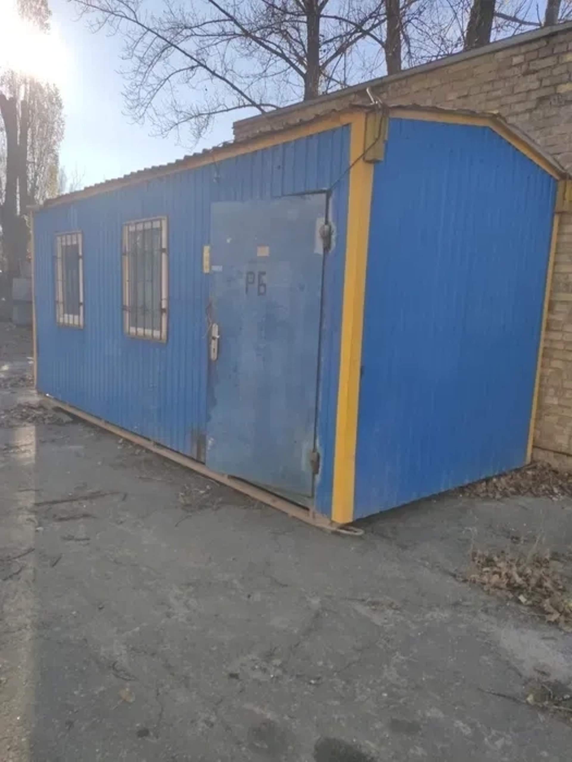 Побутівка для проживання будівельників