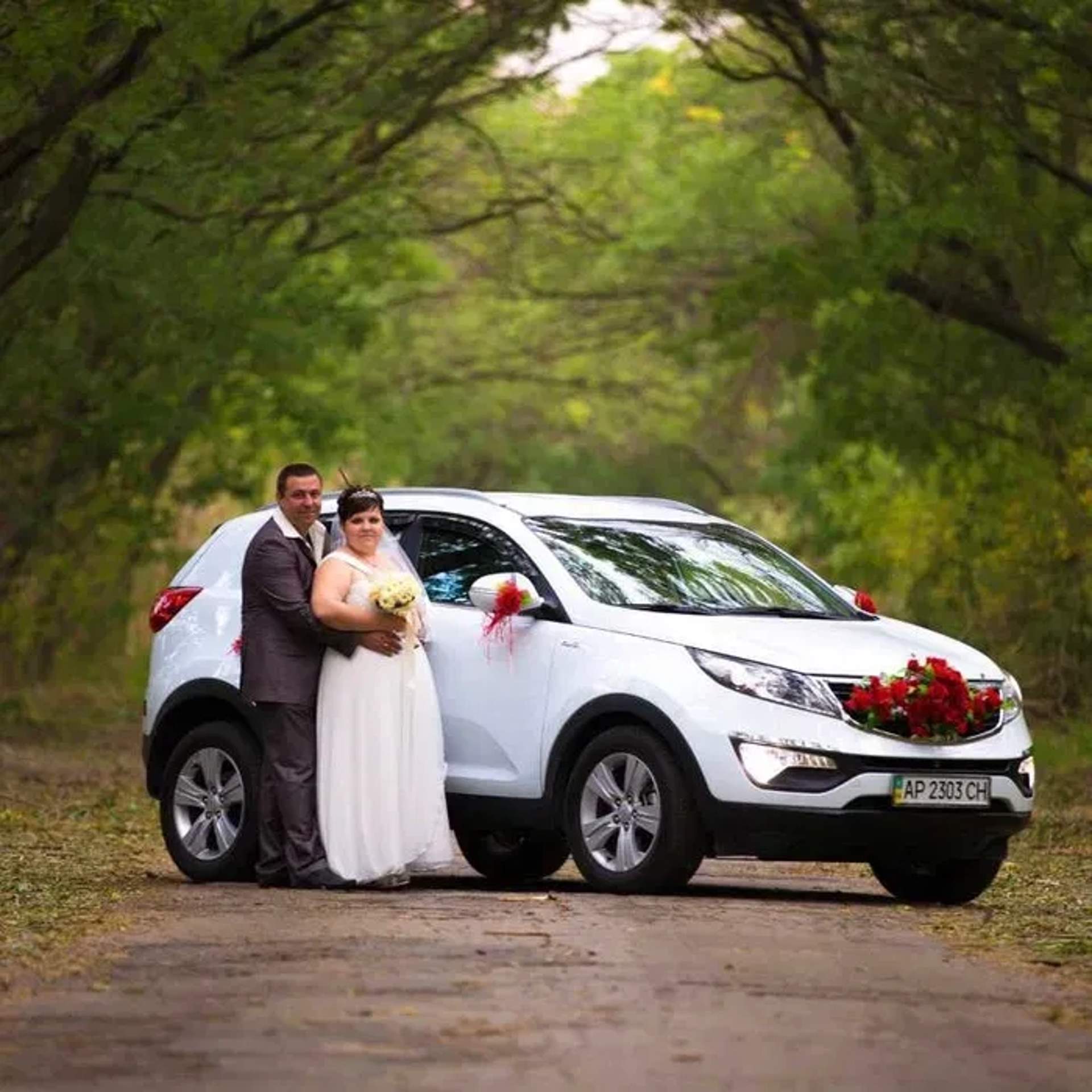Авто Kia Sportage. Весільний автомобіль.