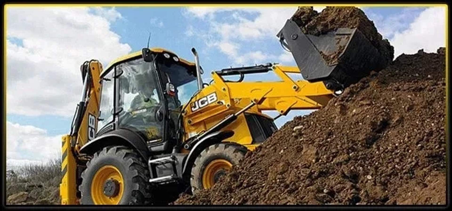 Екскаватор JCB 3CX для будівельних робіт