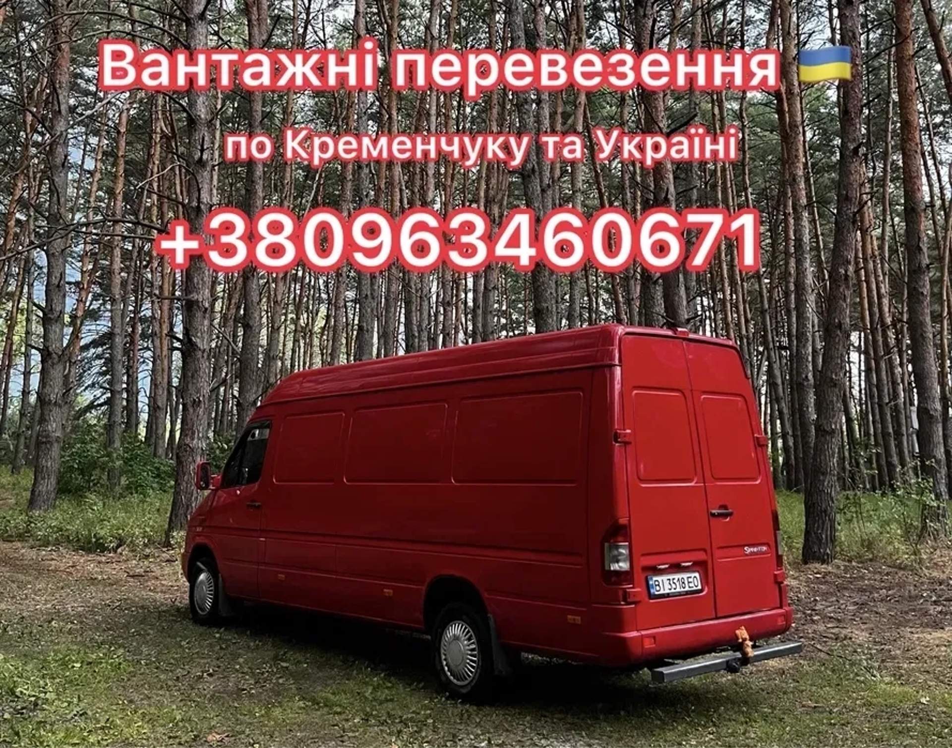 Мікроавтобус Mercedes-Benz Sprinter для доставки речей,меблів,техніки