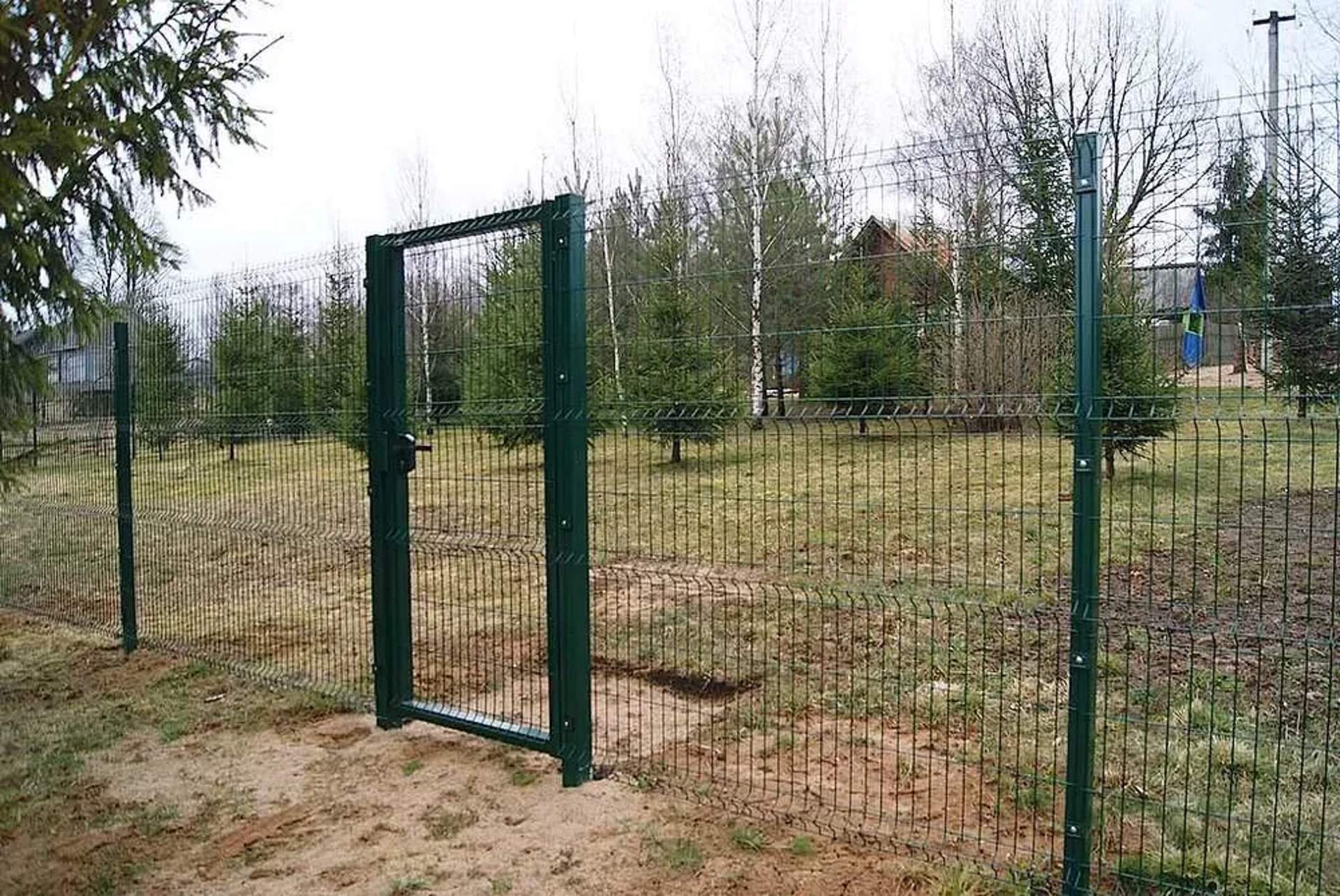 Забор секционный Забор из сварной сетки 3 Д Ворота Калитка Установка 300 грн.