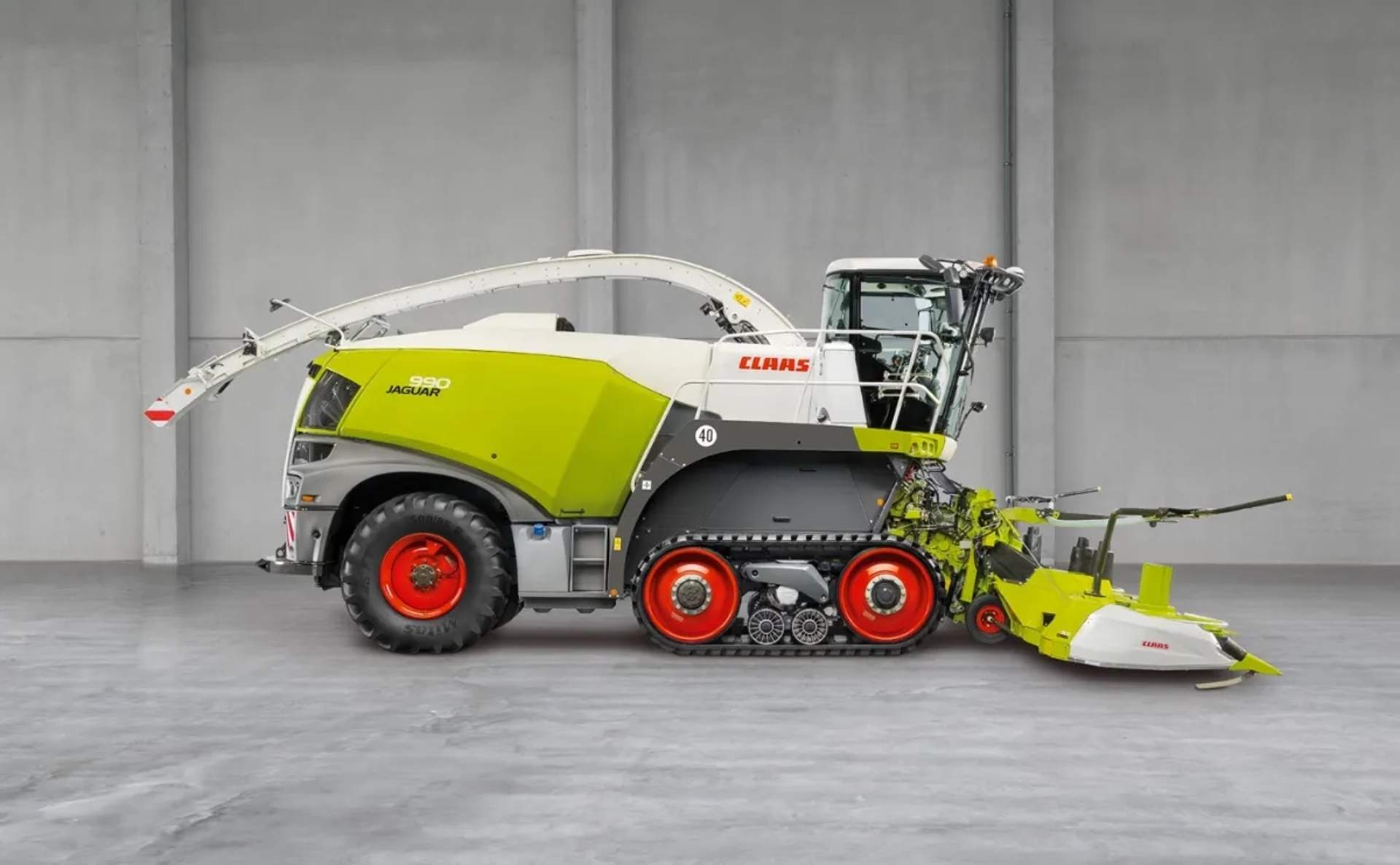 Кормозбиральний комбайн Claas Jaguar 990 Terra Trac