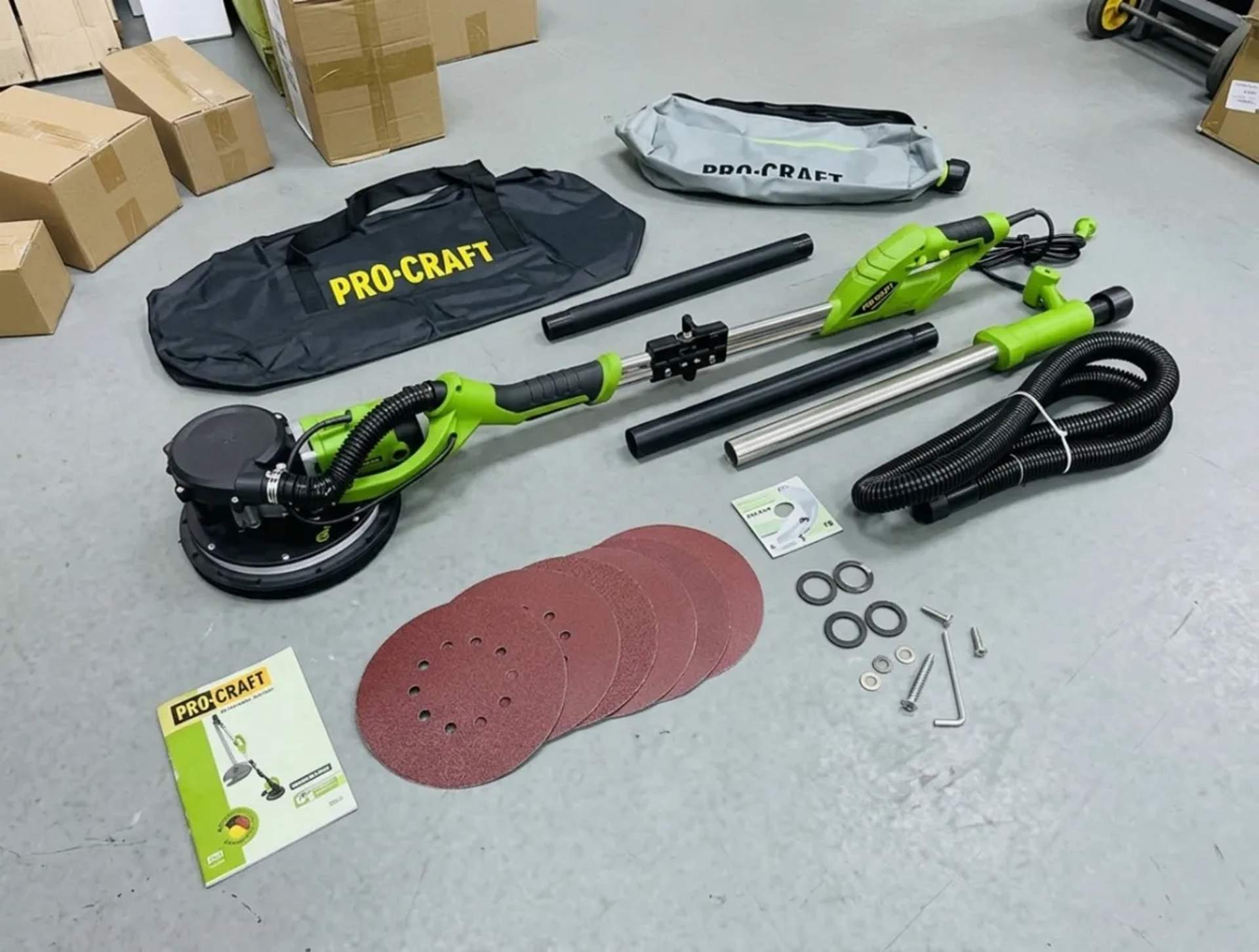 Шліфувальна машина для стін та стелі Procraft