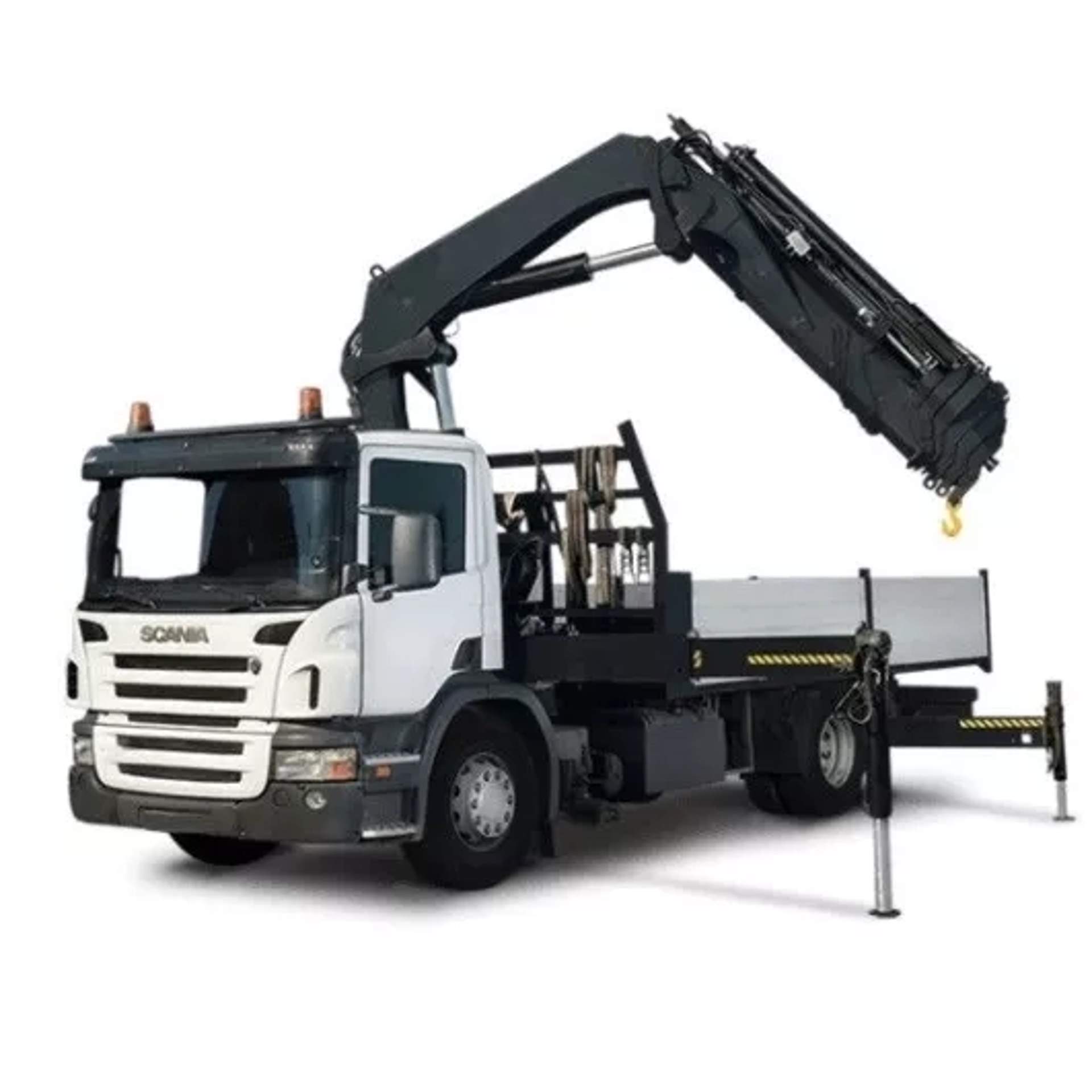 Кран-маніпулятор на вантажному шасі Scania