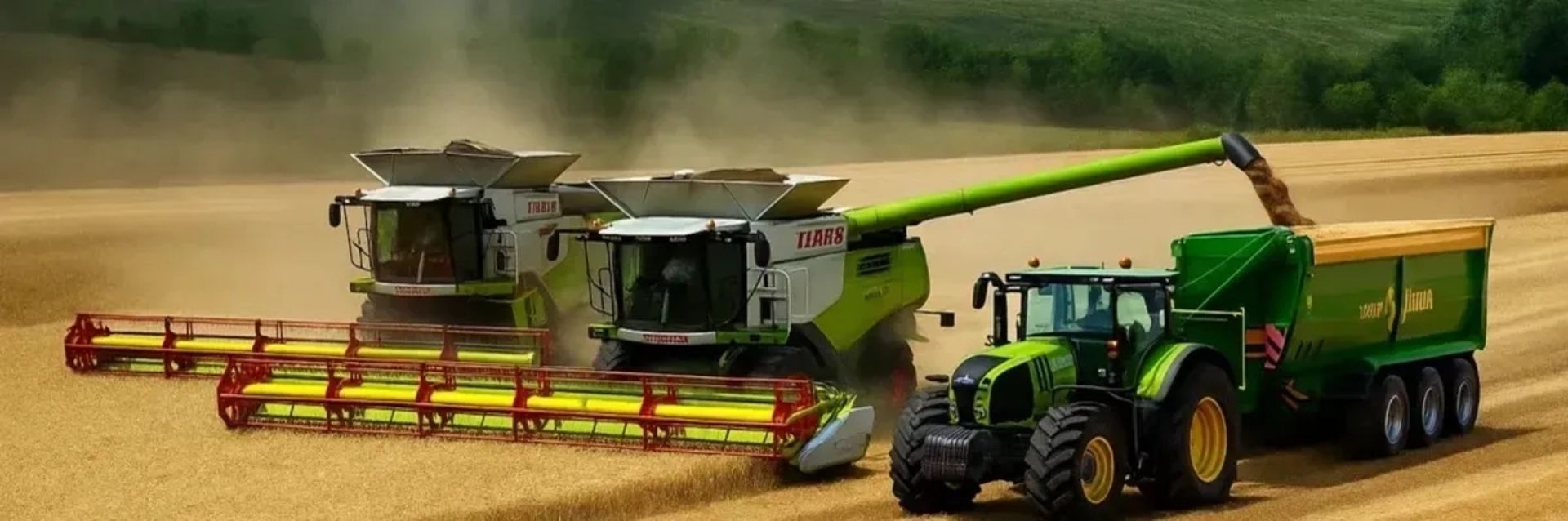 Зернозбиральний комбайн CLAAS.