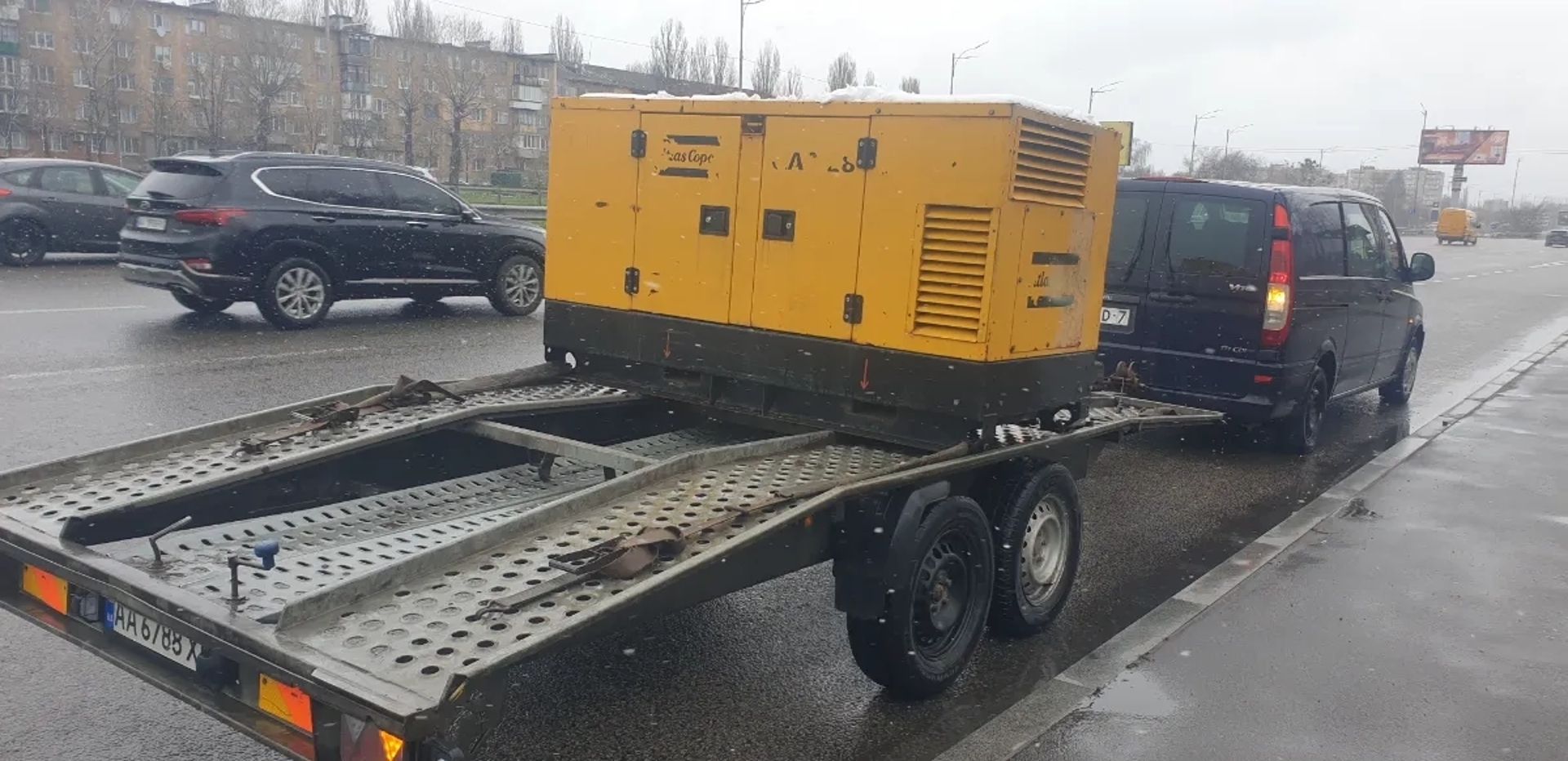 Дизельний генератор Atlas Copco QAS 78 Pds(55 кВт / 69 кВА, 400 В)