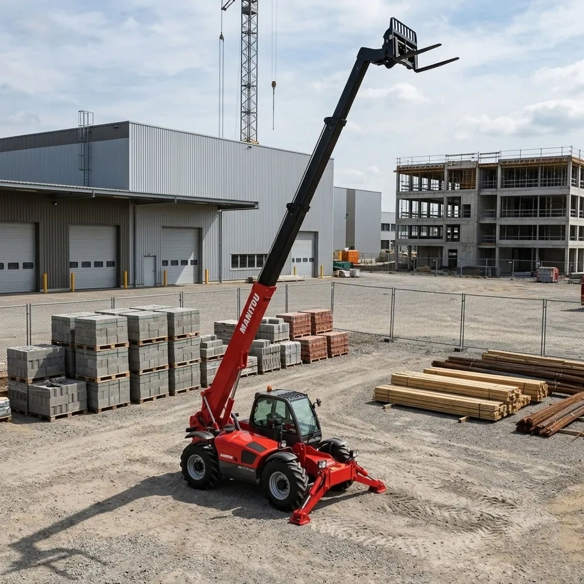 Телескопічний навантажувач Manitou 18м
