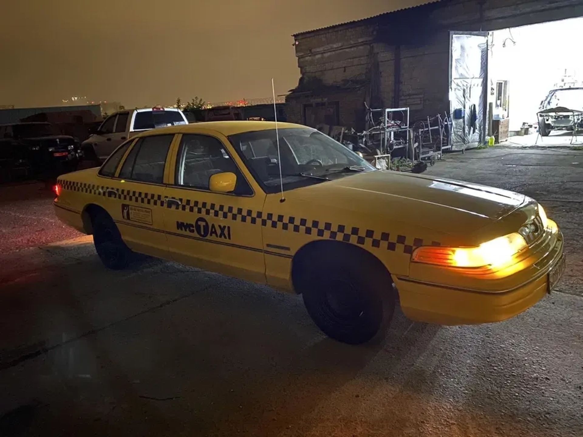 Американское такси Taxi NY city Police