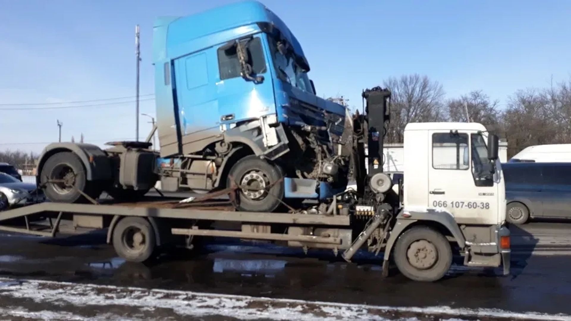 Кран-маніпулятор MAN із КМУ HIAB (15 тонн)