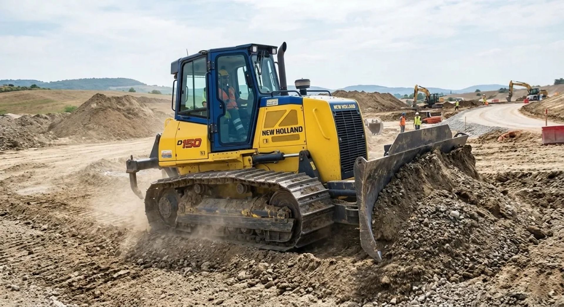 Гусеничний бульдозер New Holland D150