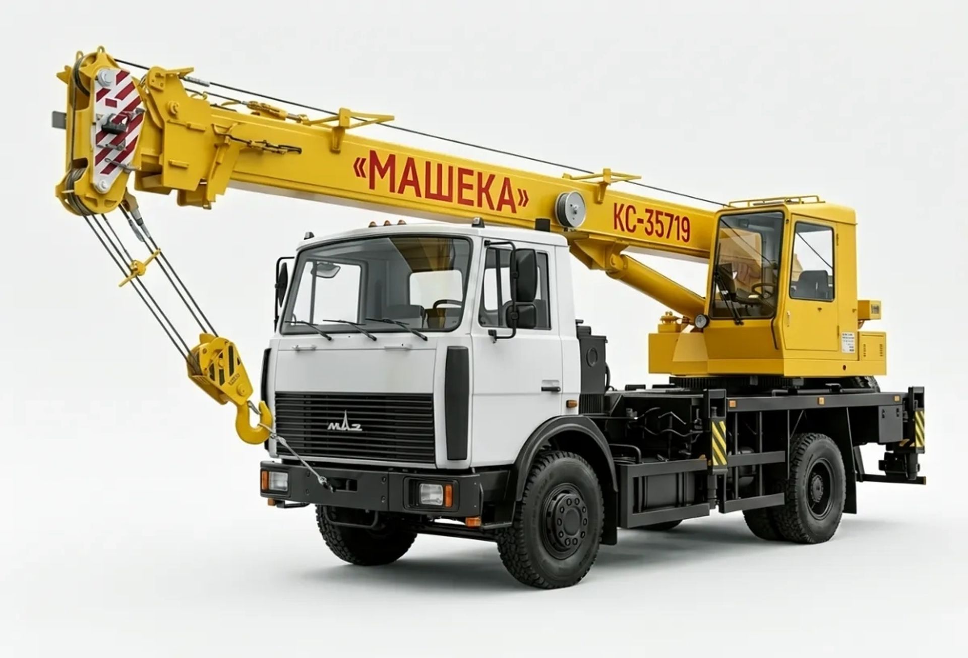 Автокран Машека 15т — Стріла 21м