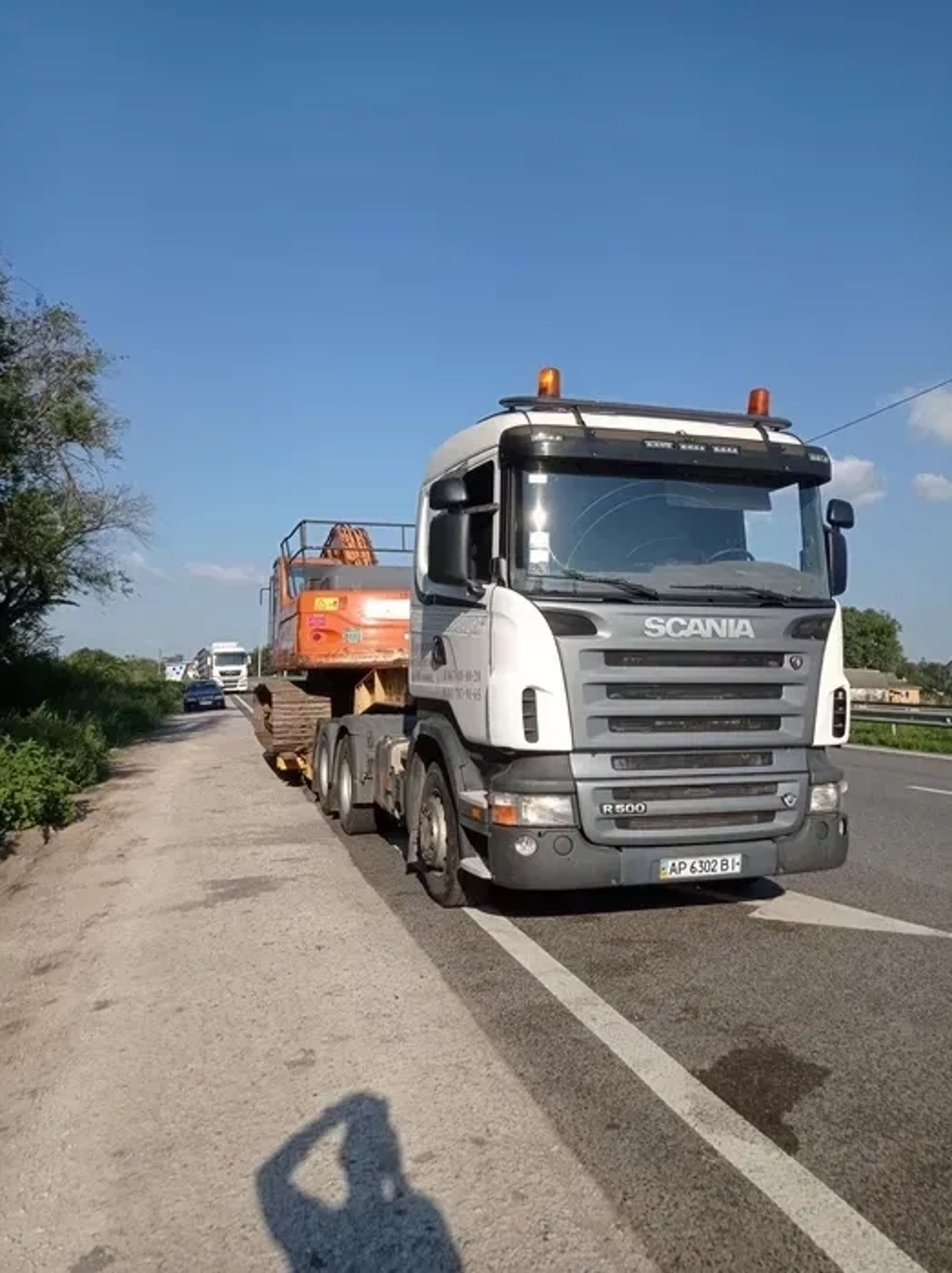 Трал SCANIA - Перевезення негабариту