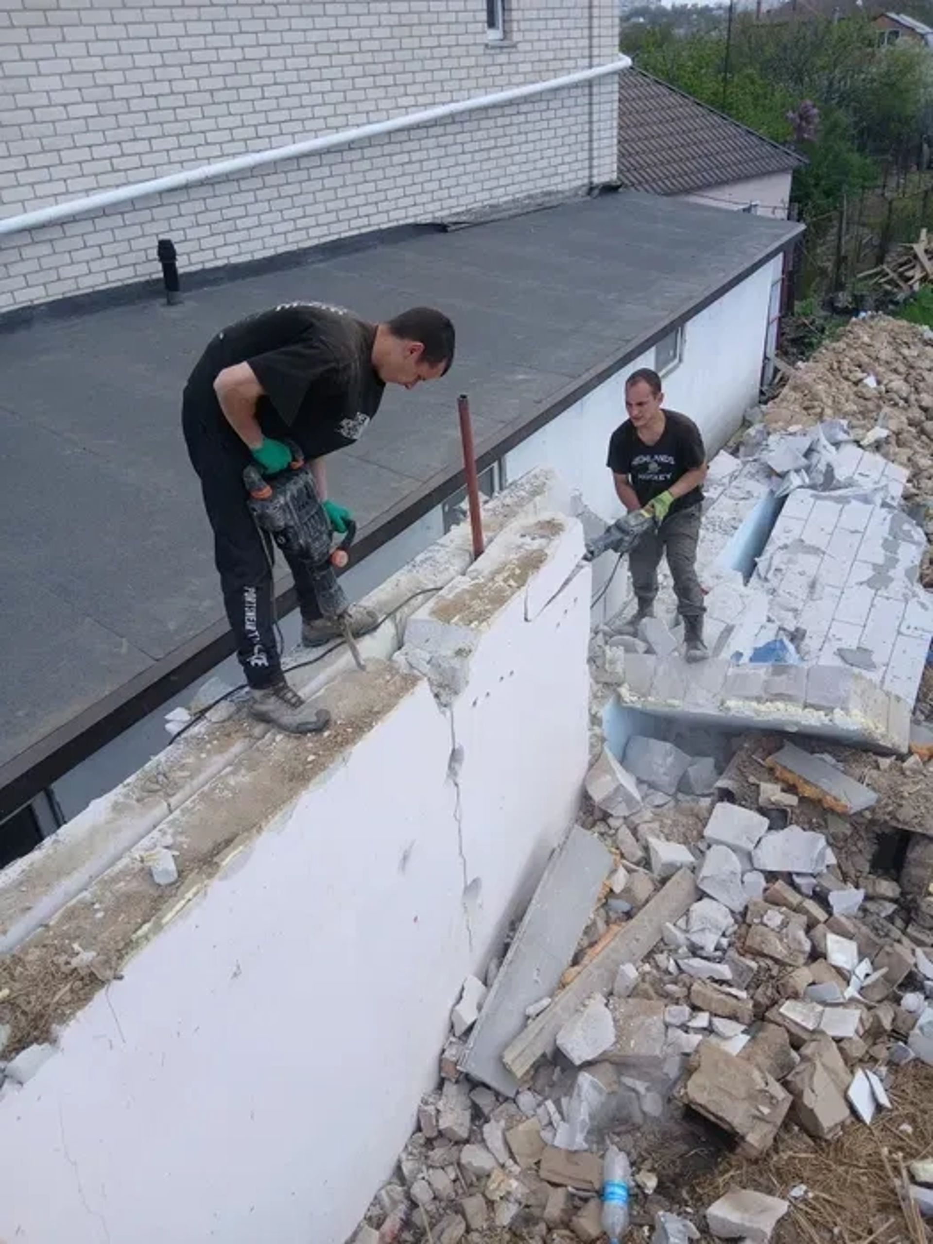Демонтаж будівель, бетону, штукатурки