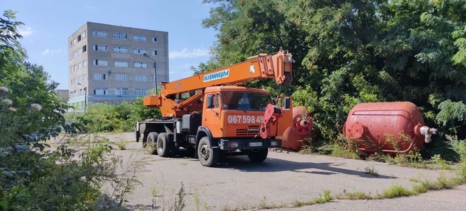 Автокран Terex AC 35L для монтажних робіт