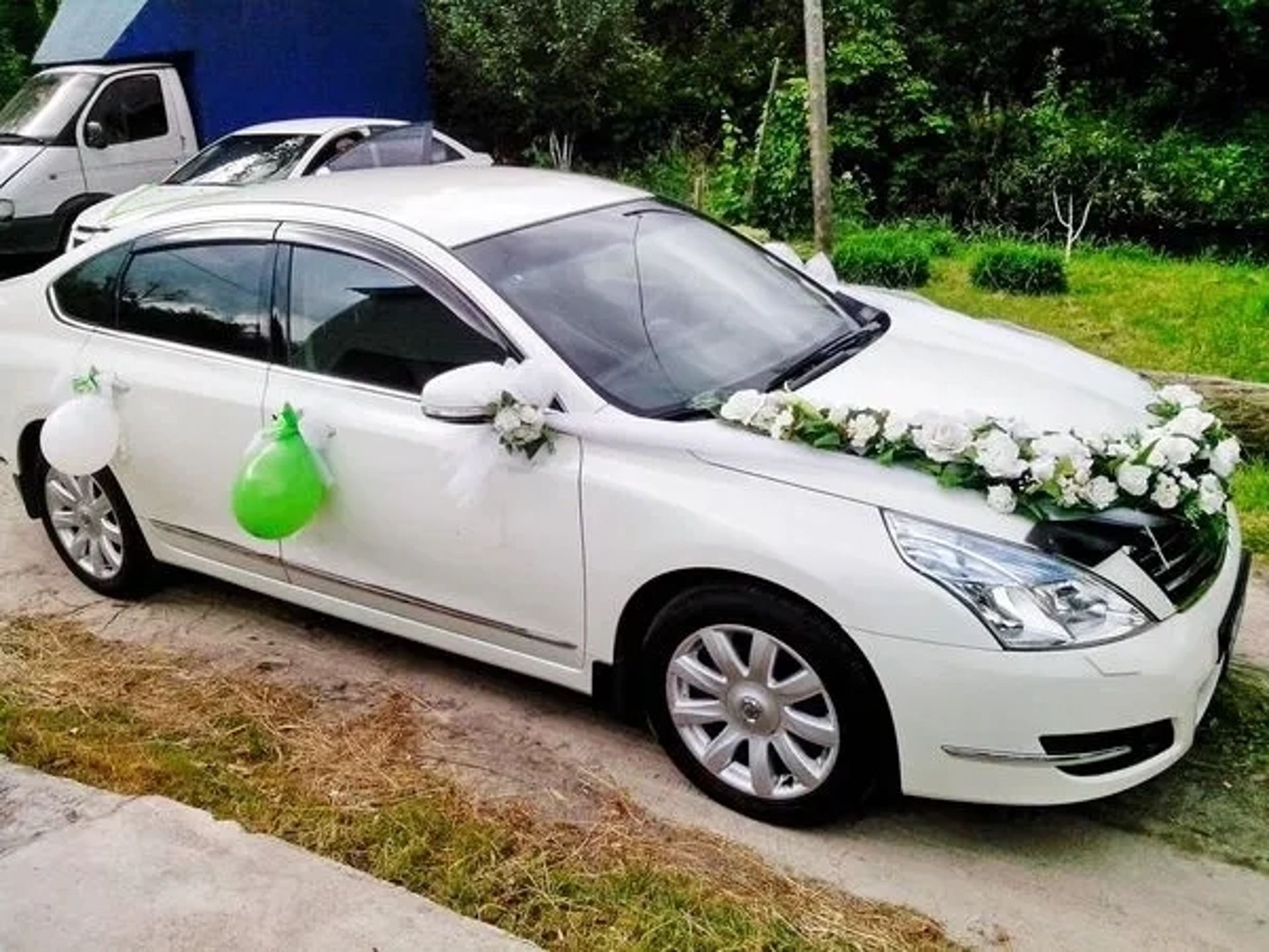 141 Авто на весілля Nissan Teana біла з водієм
