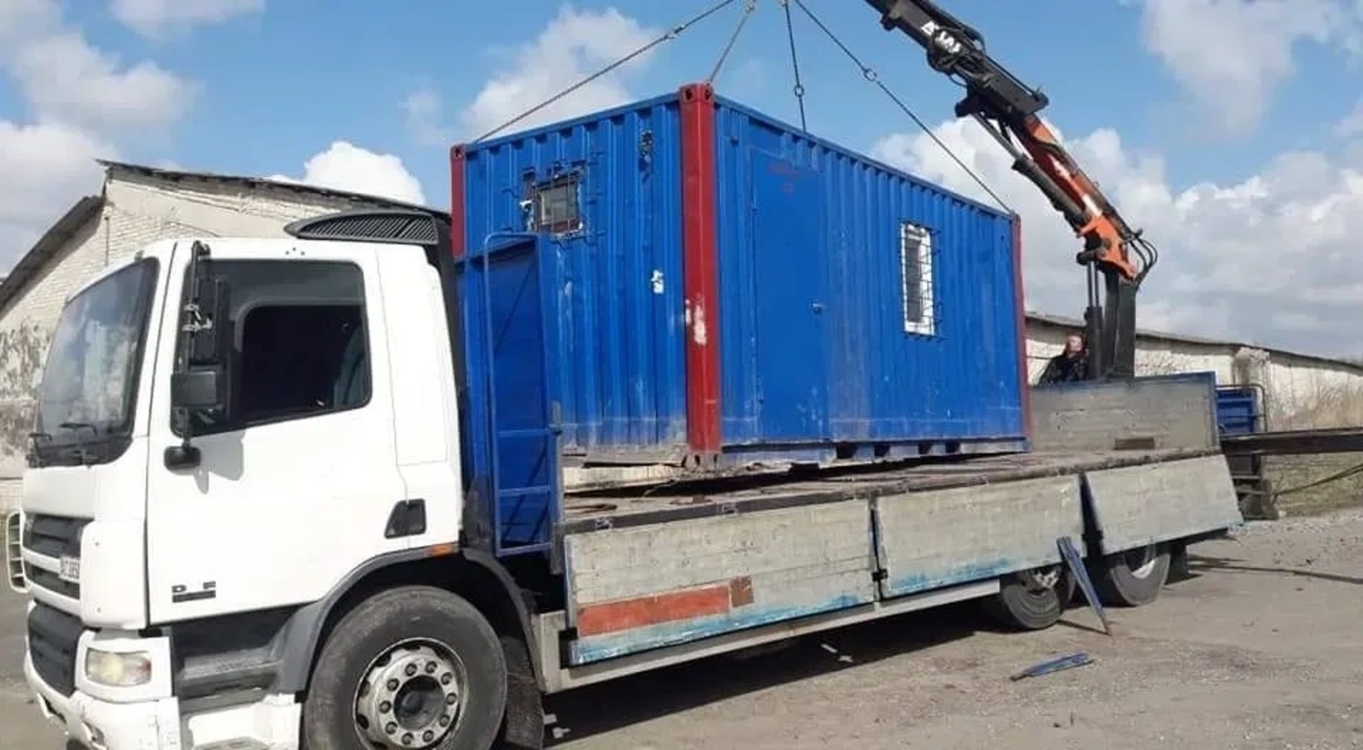 Побутівка для проживання будівельних бригад 6 метрів