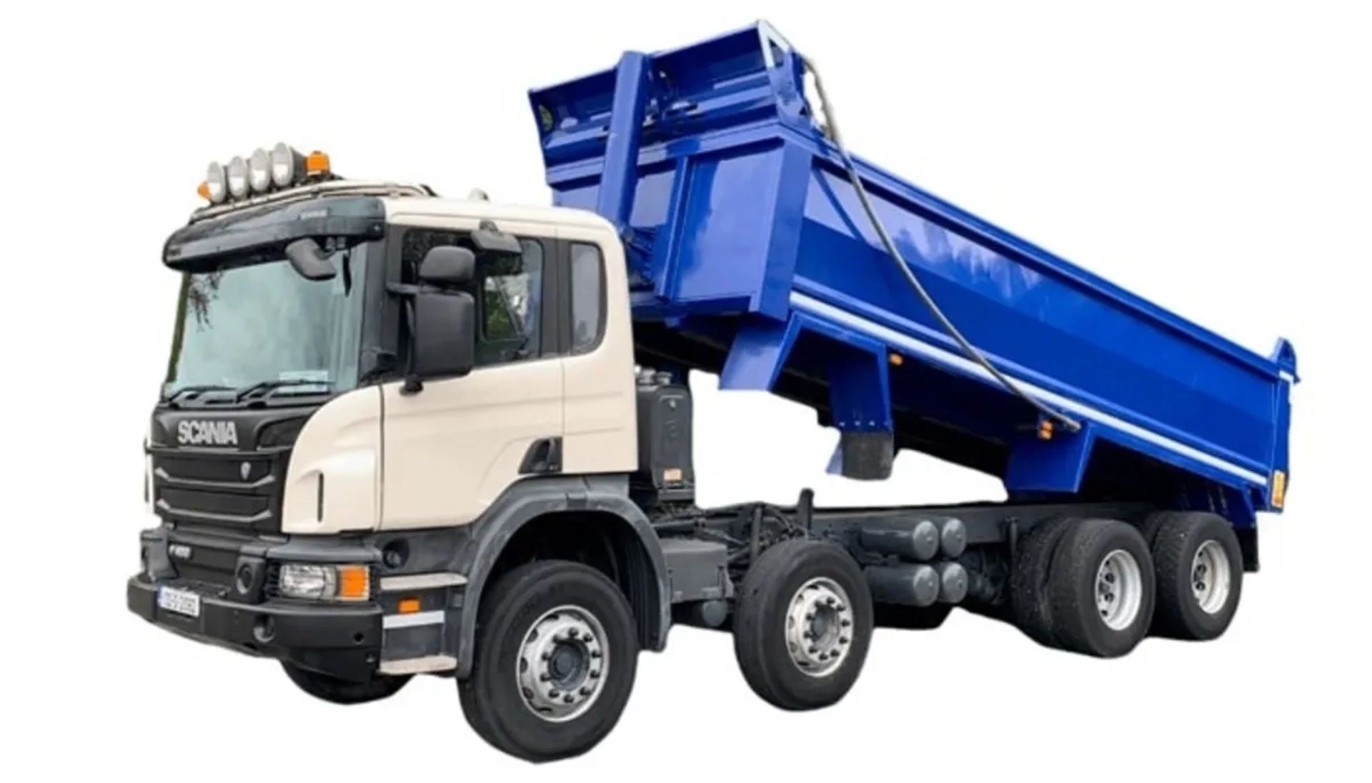 Самоскид SCANIA P400: готовий до роботи