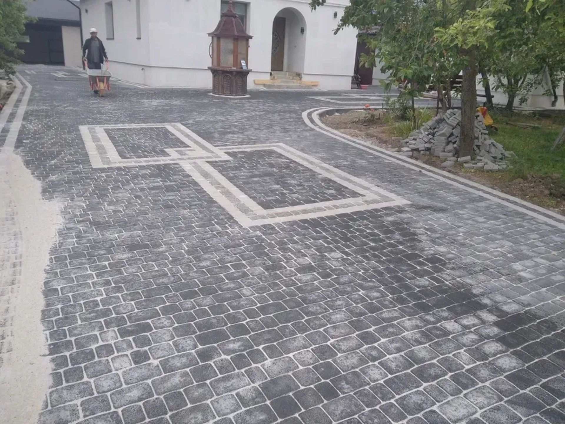 Укладання Бруківка Укладка Встановлення Бруківки