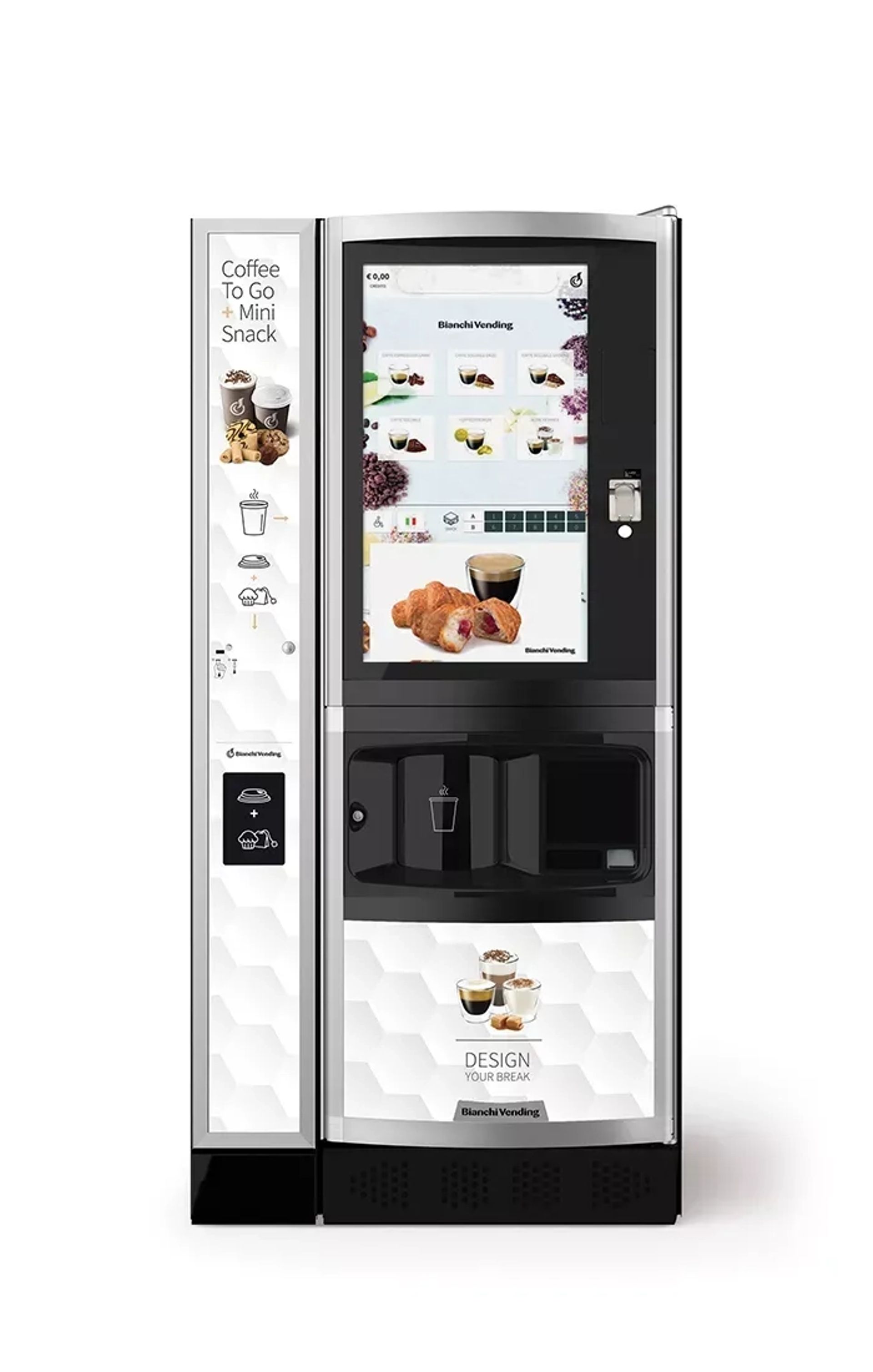 Вендінговий кавовий автомат Leı700 Plus 2cups Touch 32″