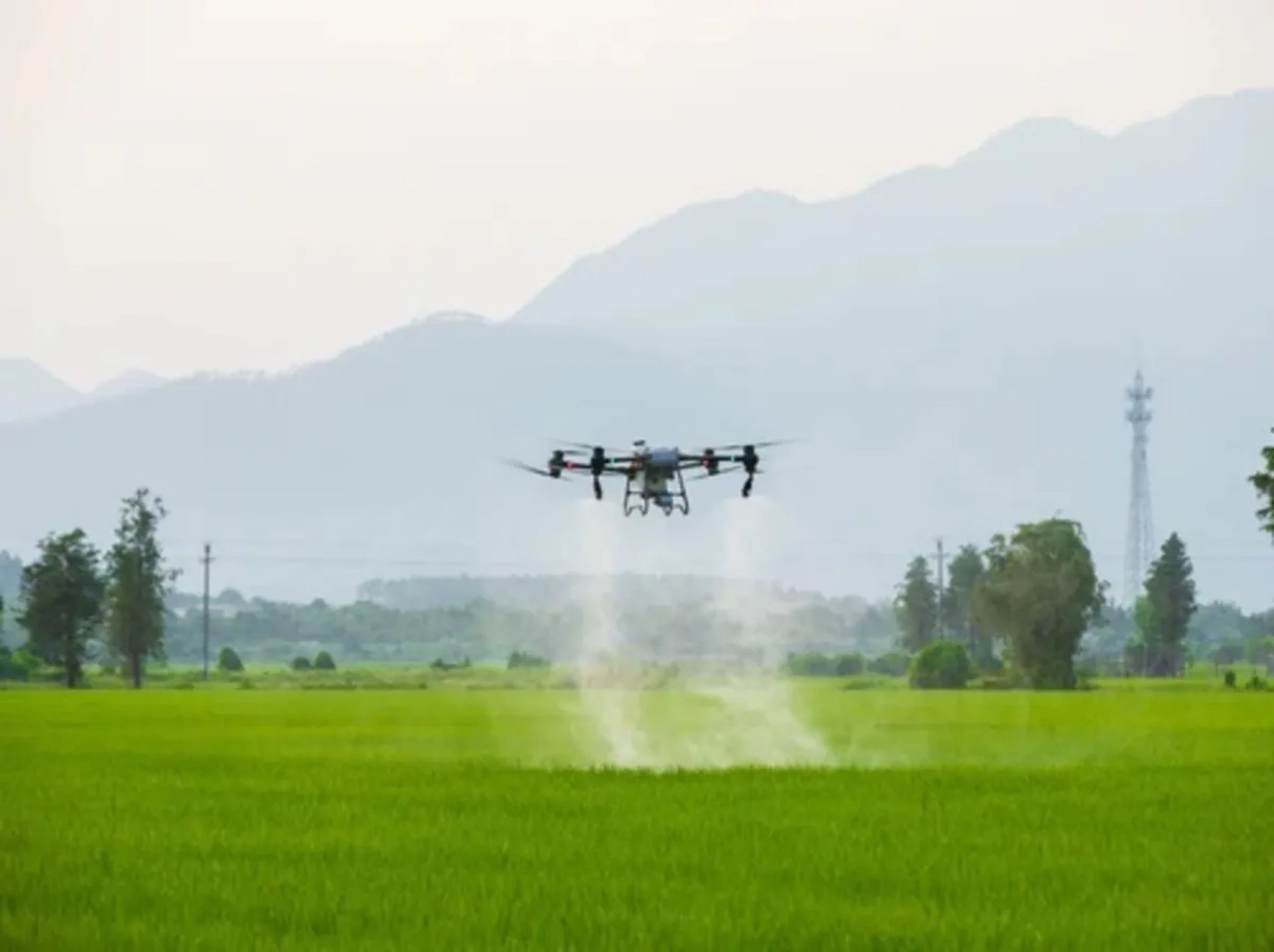 Аграрний дрон DJI AGRAS для оброблення полів