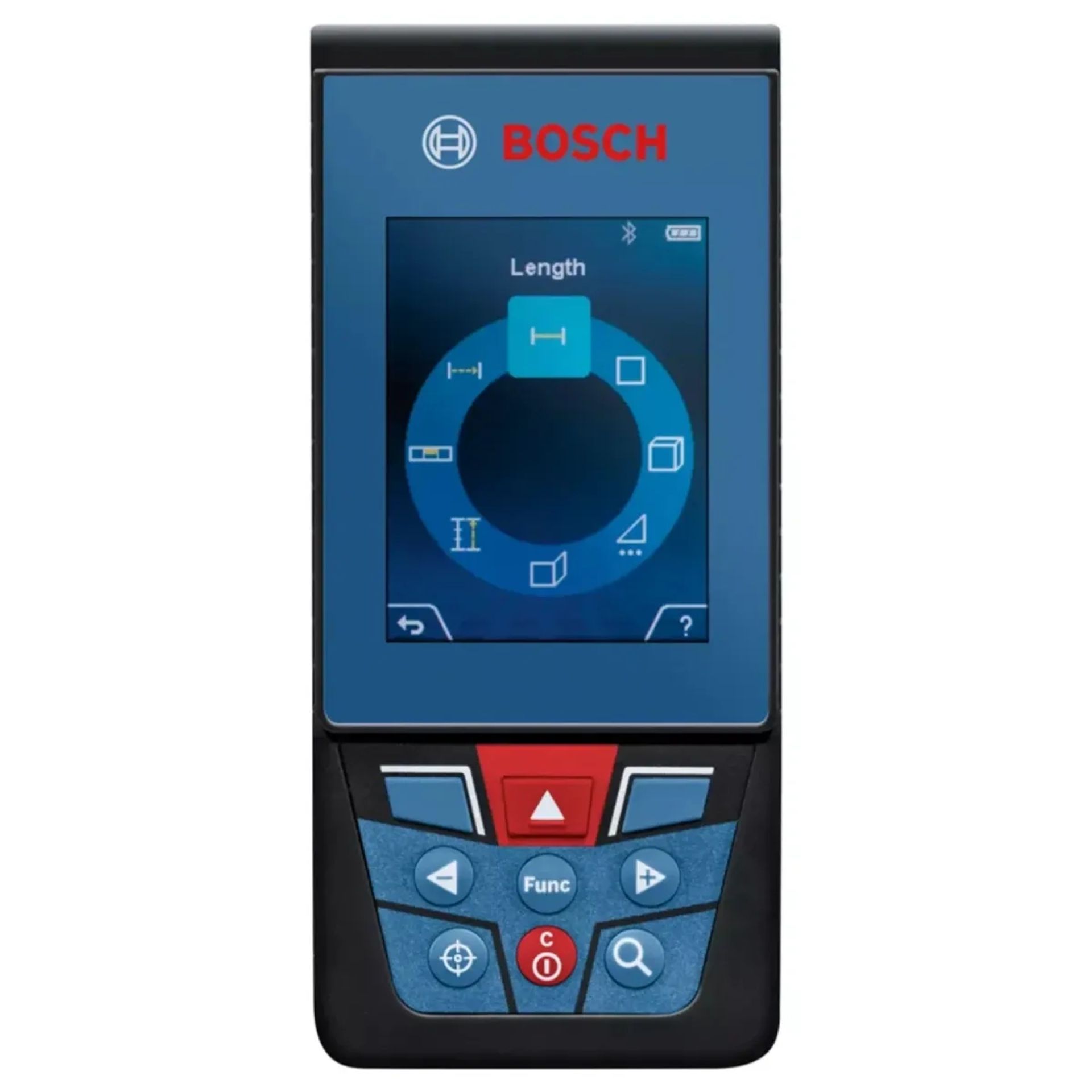 Далекомір Bosch GLM 100-25 C для вимірювання відстаней, площ і об’ємів