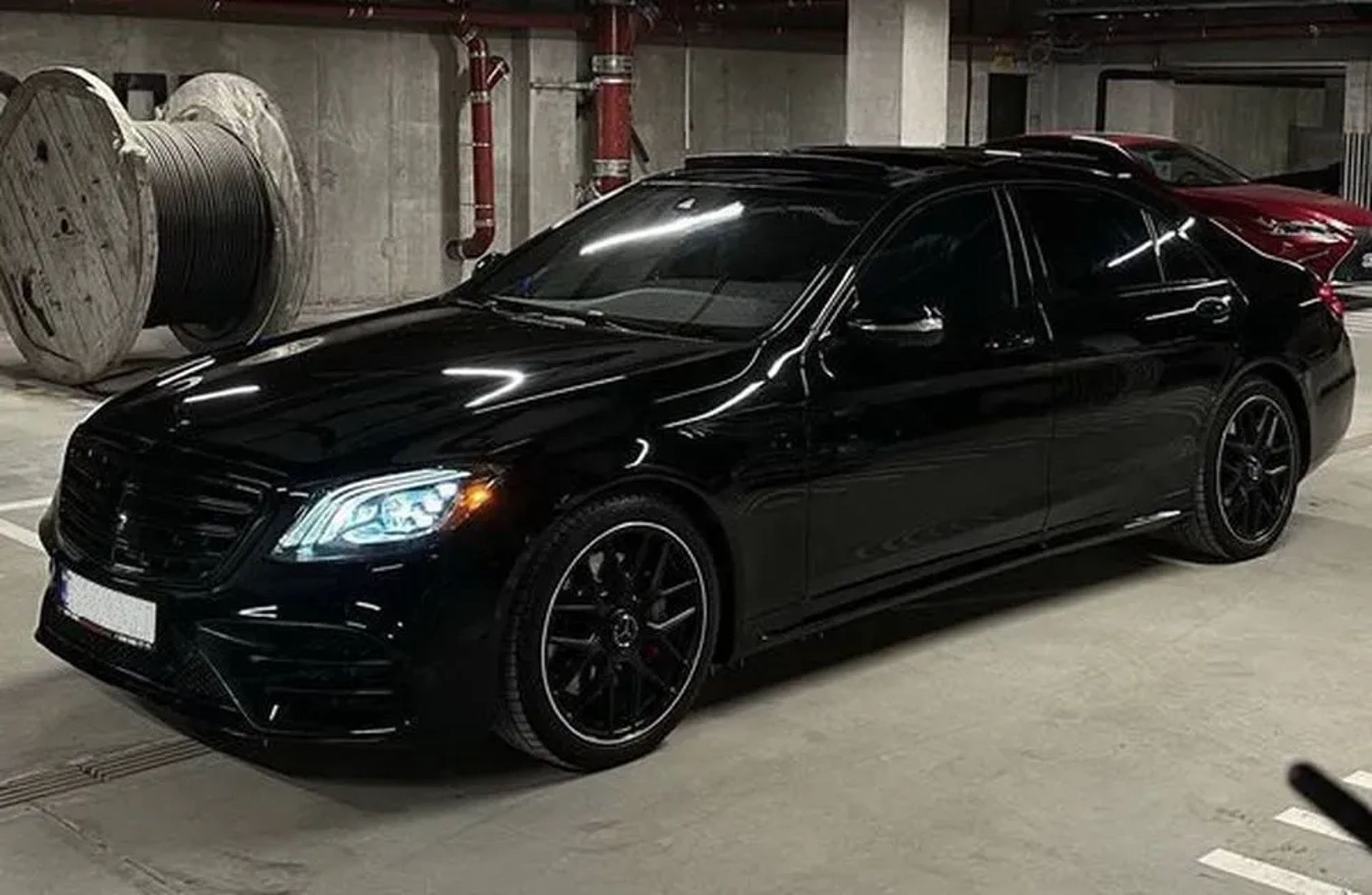 084 Авто на весілля Mercedes-Benz W222 S500L Restyling