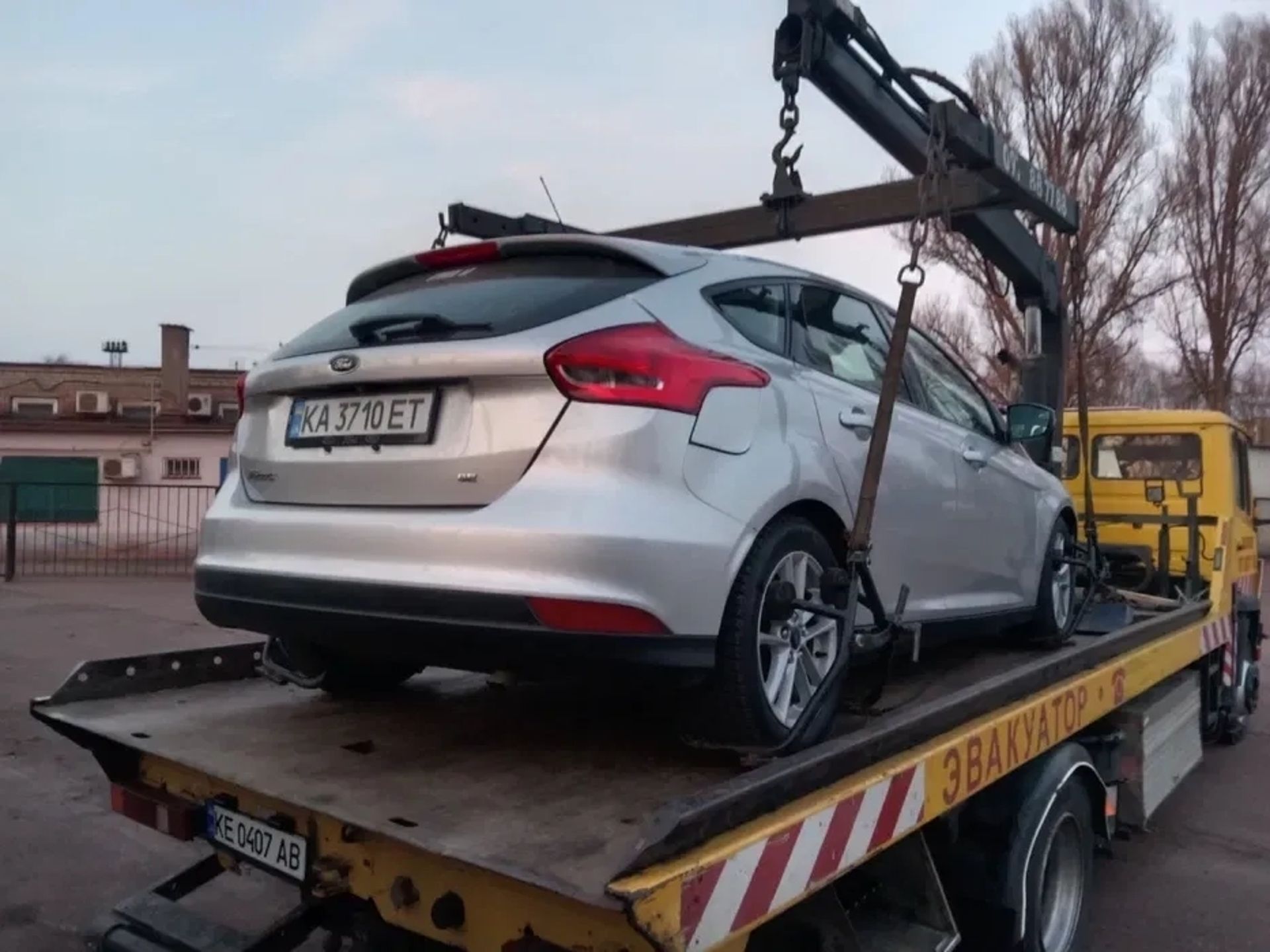 Евакуатор на базі Mercedes-Benz Atego