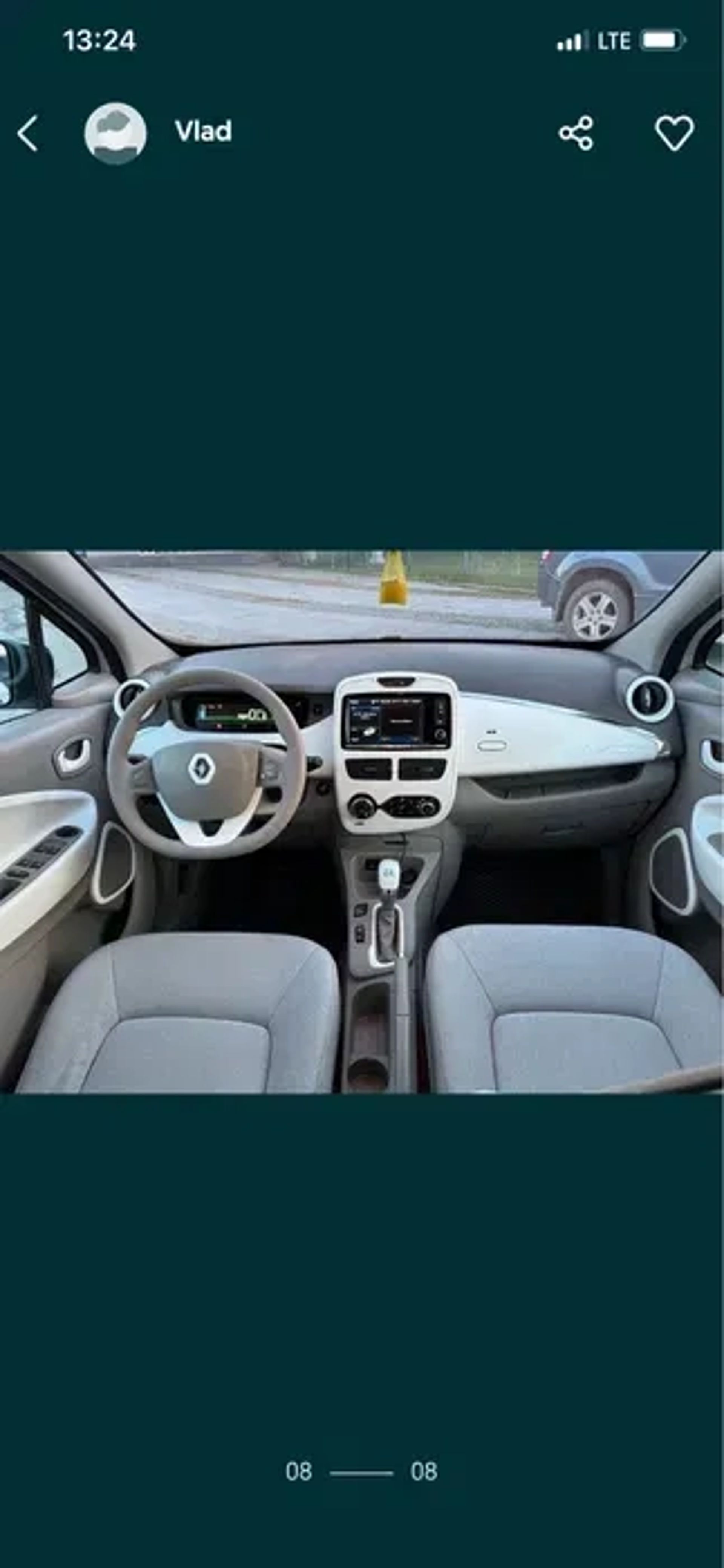Авто Renault Zoe 5тис 300км запас 40kwt 2019 рік