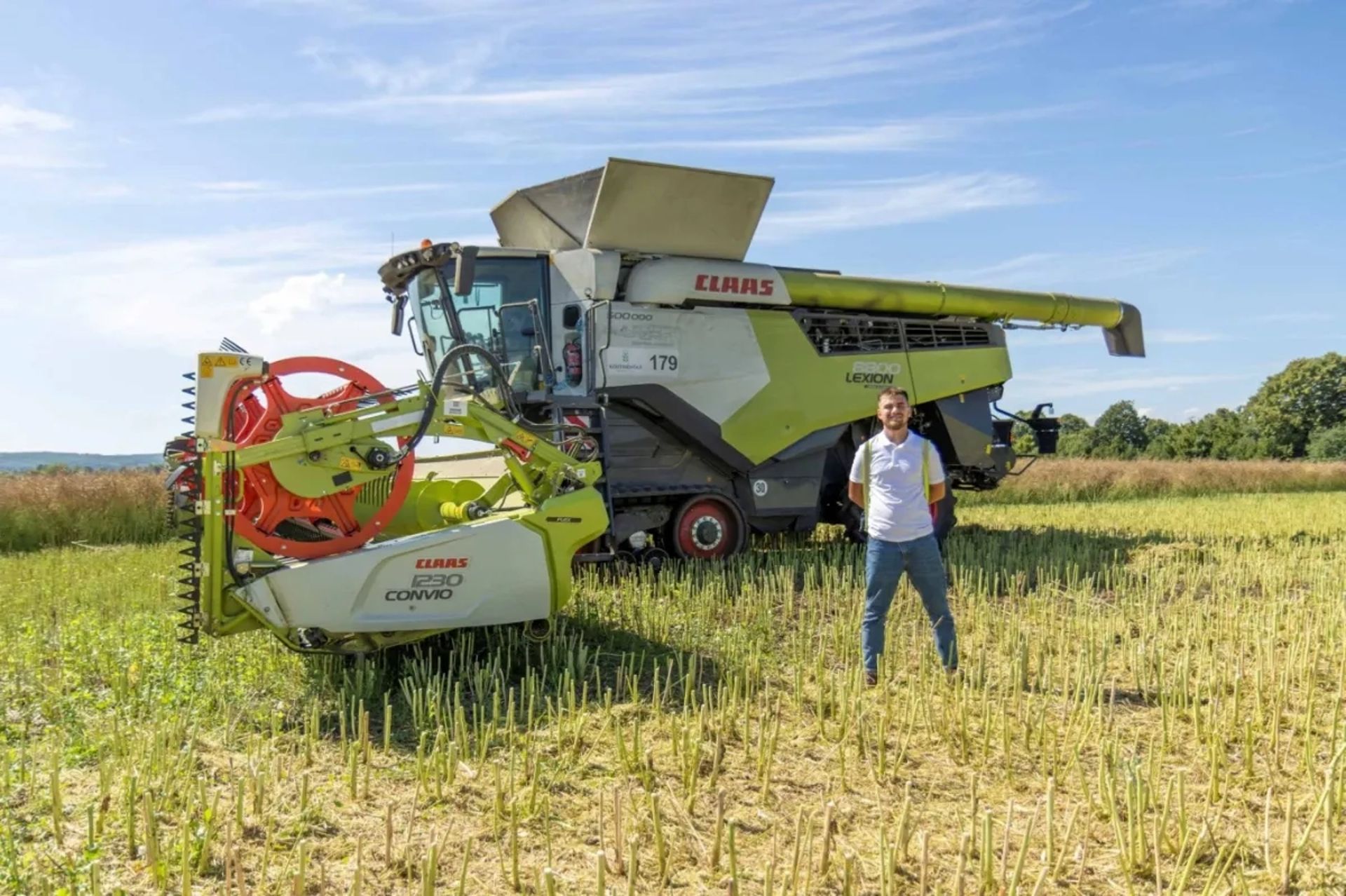 Жниварка Convio 1230 для збирання зернових, зернобобових культур