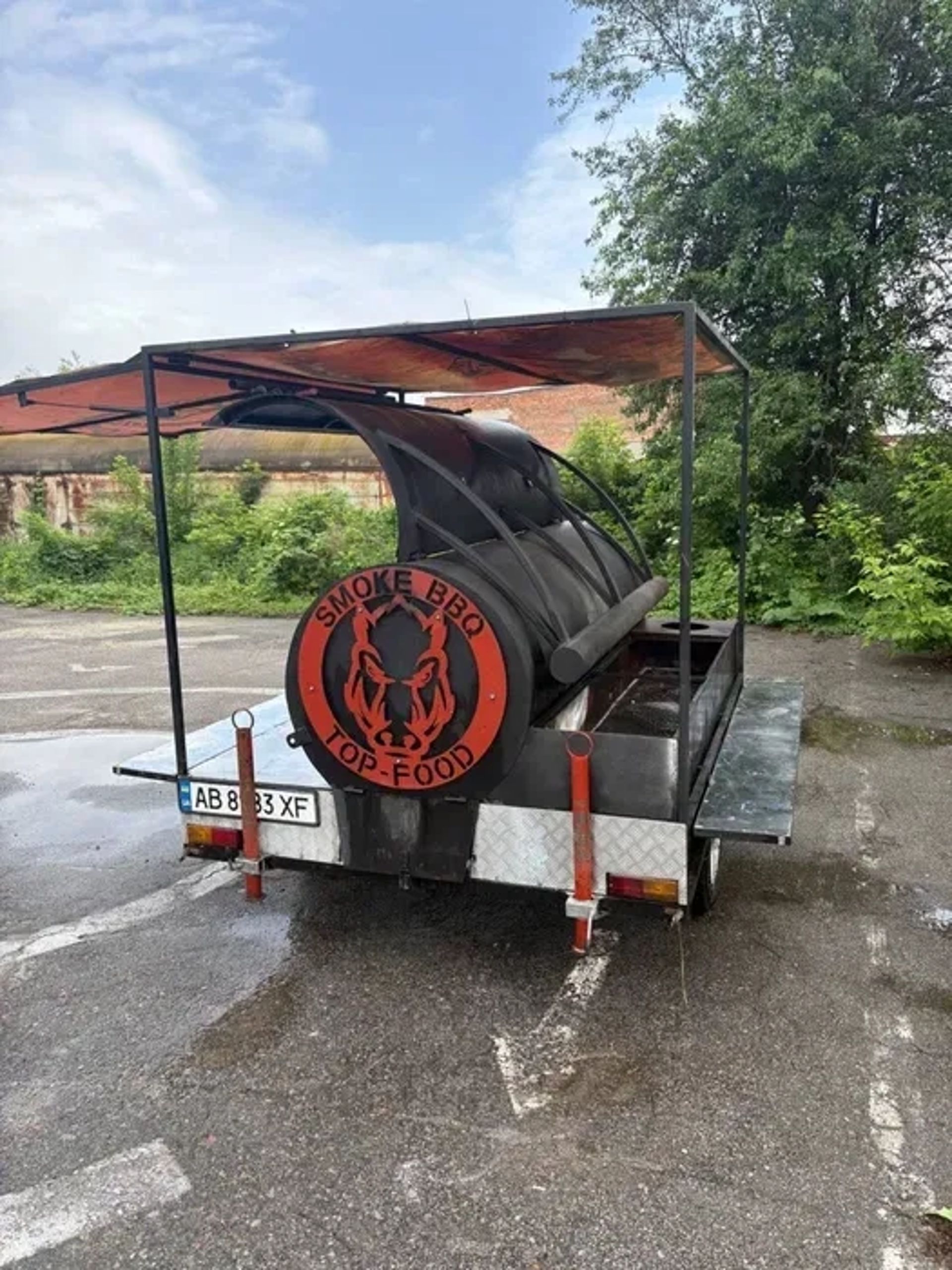 BBQ гриль бочка
