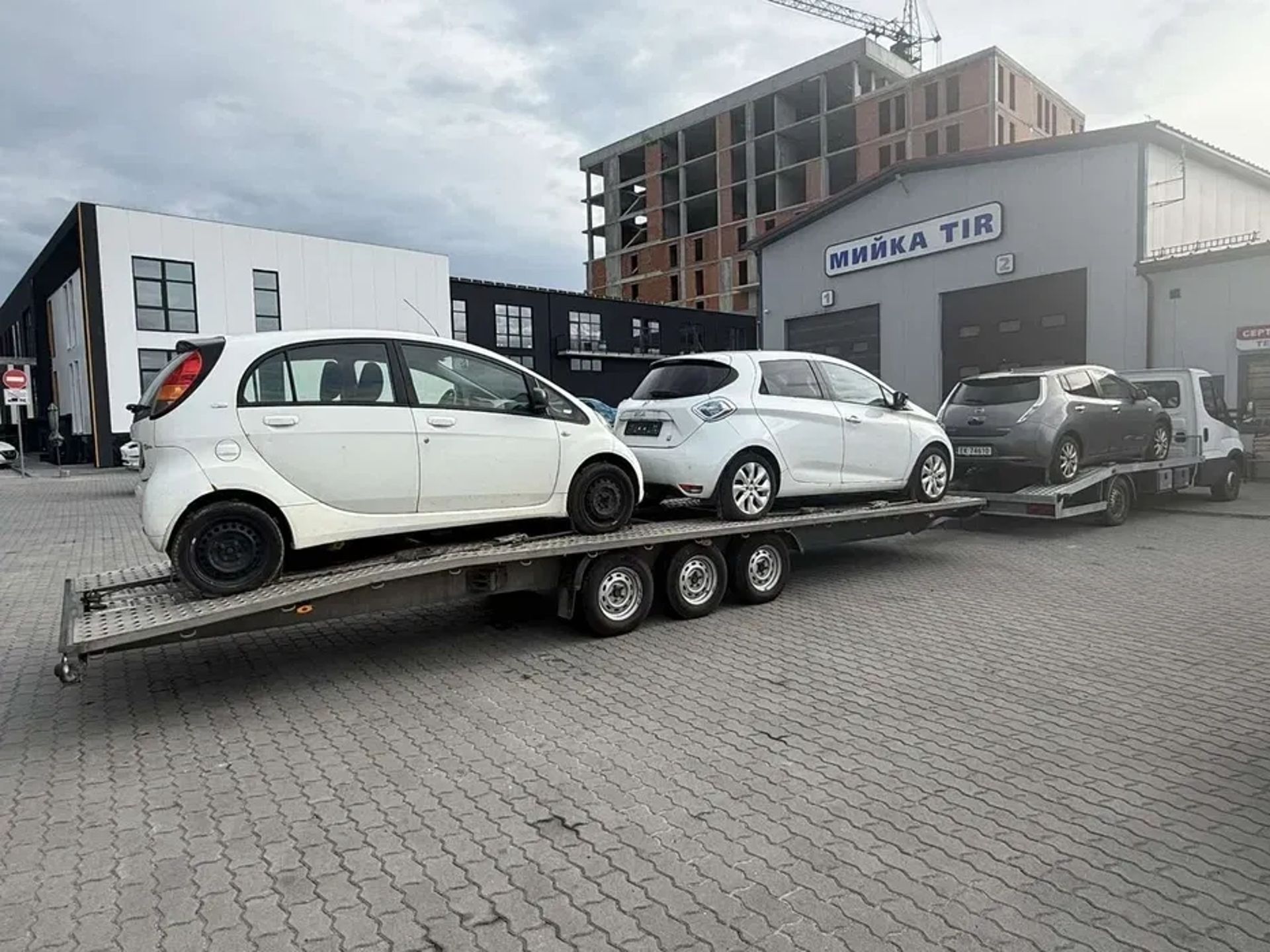Лафета пательня на 2 авто до 3,5 т
