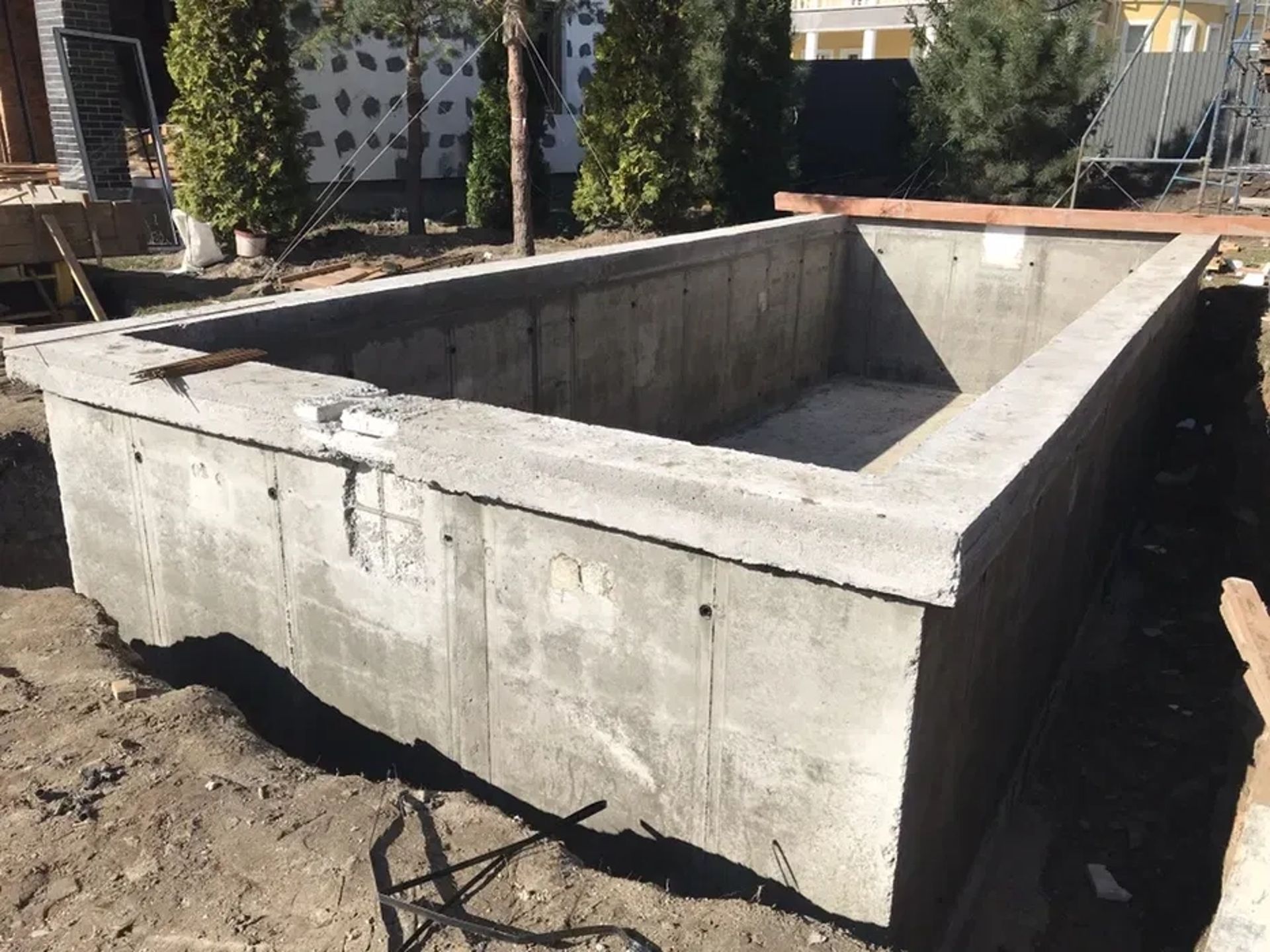 Опалубка для Бассейна.