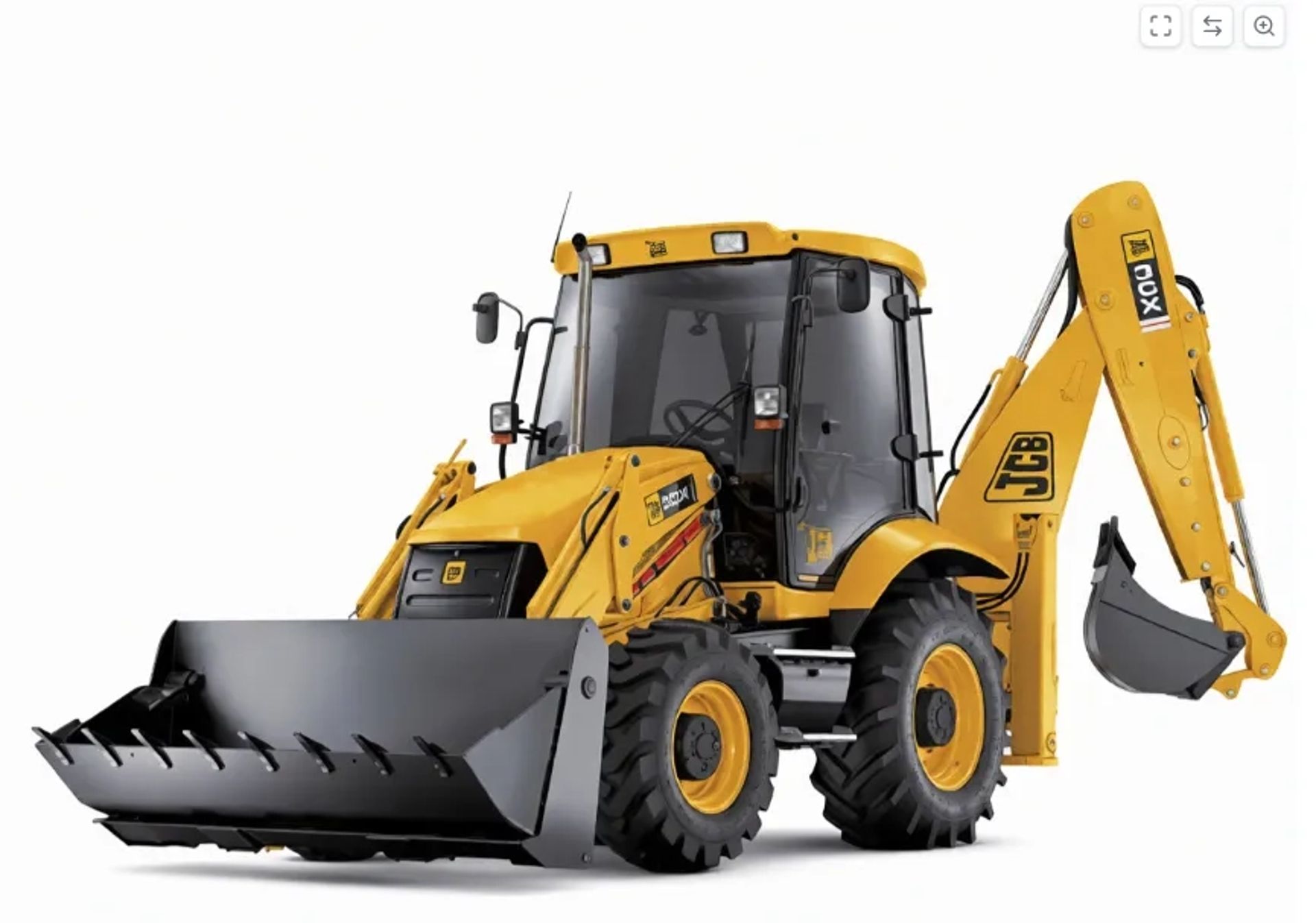 Екскаватор-навантажувач JCB 3CX з гідромолотом